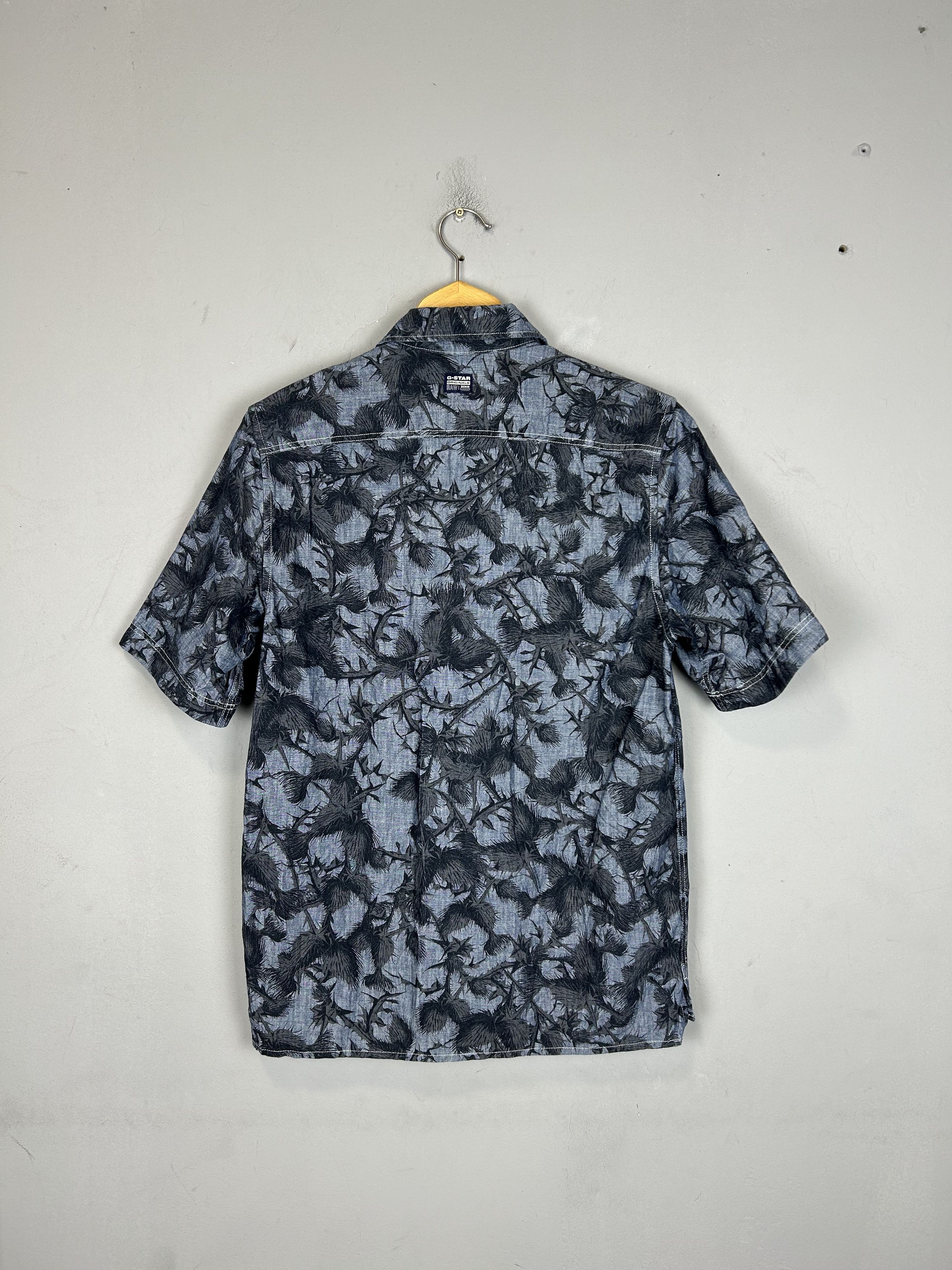 G-Star G Star Raw Shirts Hawaii Style Monogram Short Sleeve Floral Size US XS / EU 42 / 0 - 3 Thumbnail