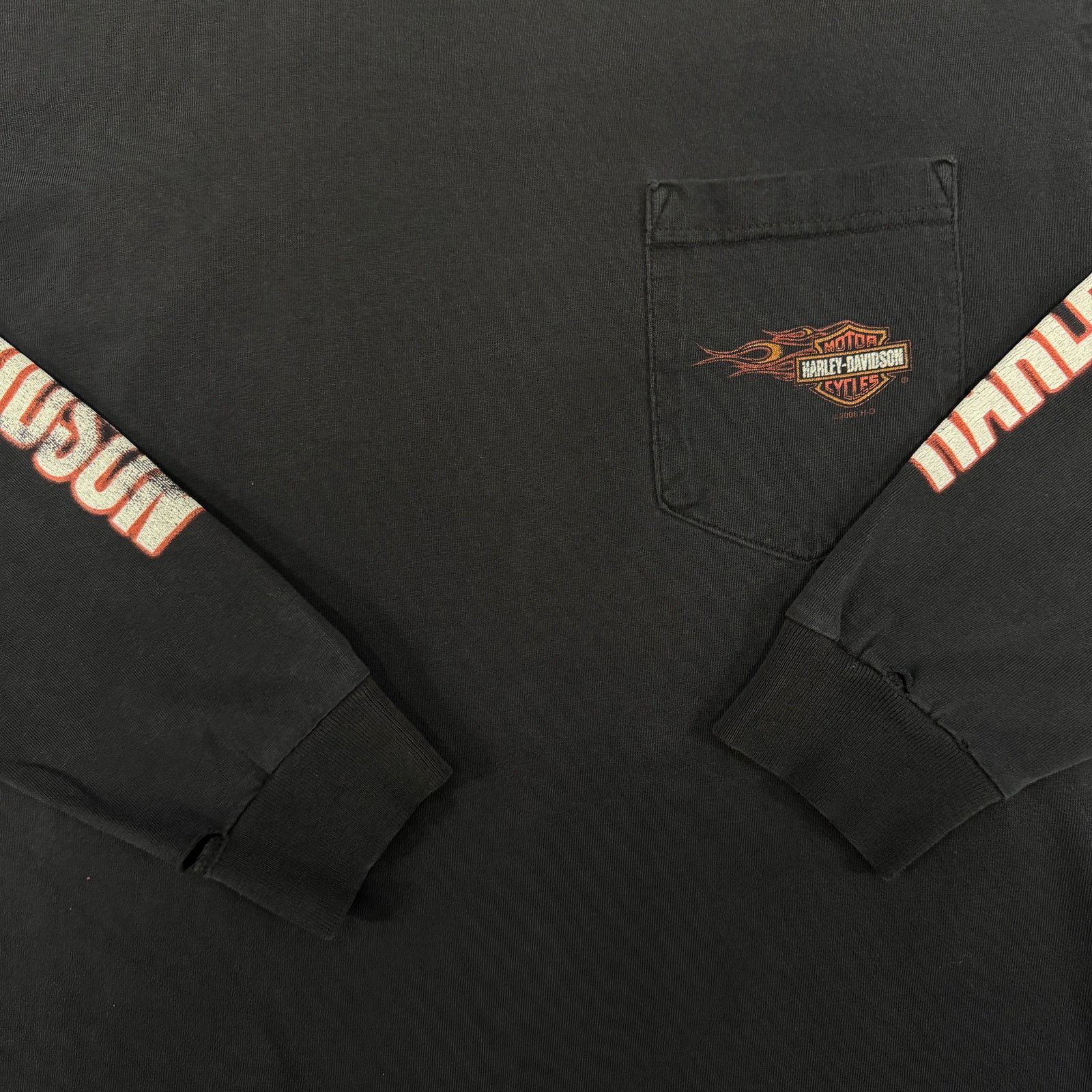 Harley Davidson Vintage Harley Davidson Longsleeve Pocket Shirt Size US M / EU 48-50 / 2 - 5 Thumbnail