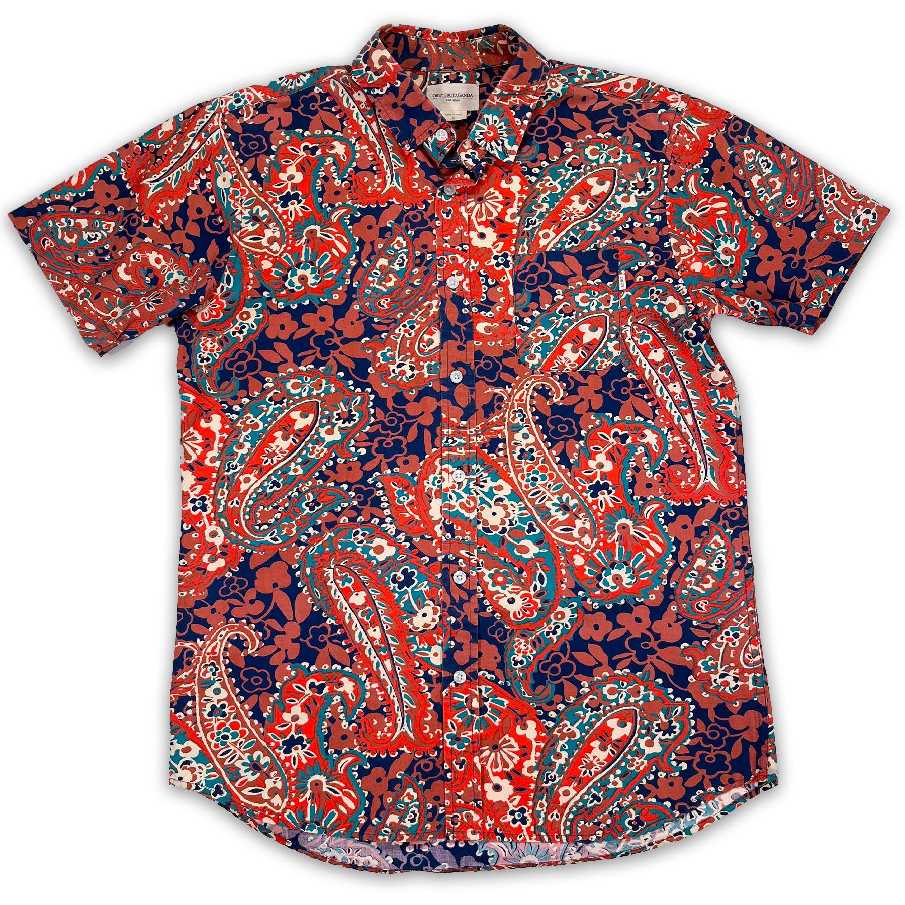 Obey Obey Pablo Escobar shirt, S/M size Size US S / EU 44-46 / 1 - 2 Thumbnail