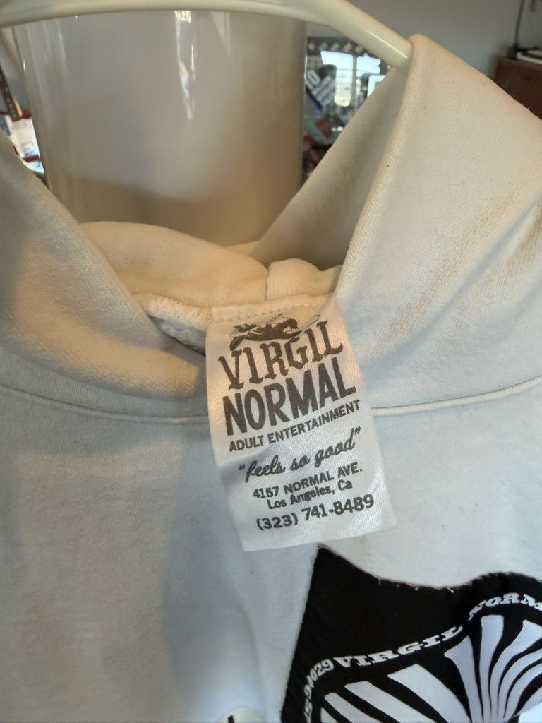 Virgil Normal White Hoodie from Virgil Normal! Hotness Size US M / EU 48-50 / 2 - 2 Thumbnail