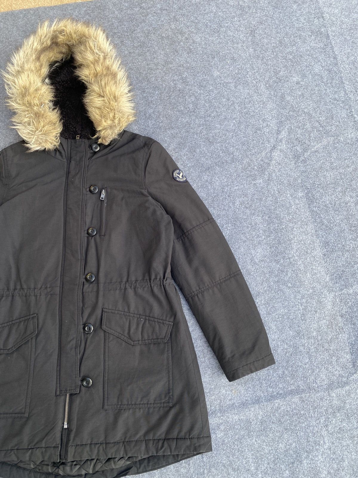 American Eagle Outfitters America eagle Faux Fur Trim Hooded Parka Jacket Size M / US 6-8 / IT 42-44 - 2 Thumbnail
