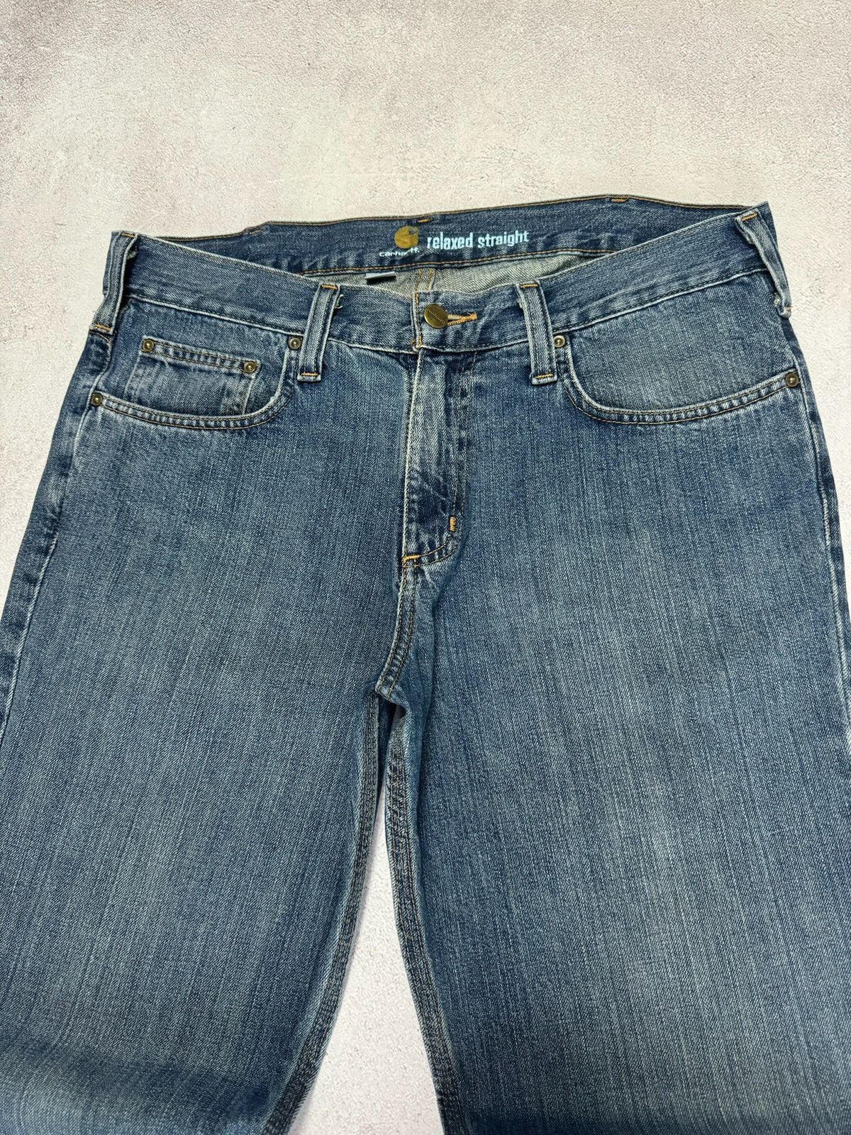 Carhartt × Vintage Vintage Carhartt Straight Jeans Denim Pants Y2K 90s Size US 32 / EU 48 - 7 Thumbnail