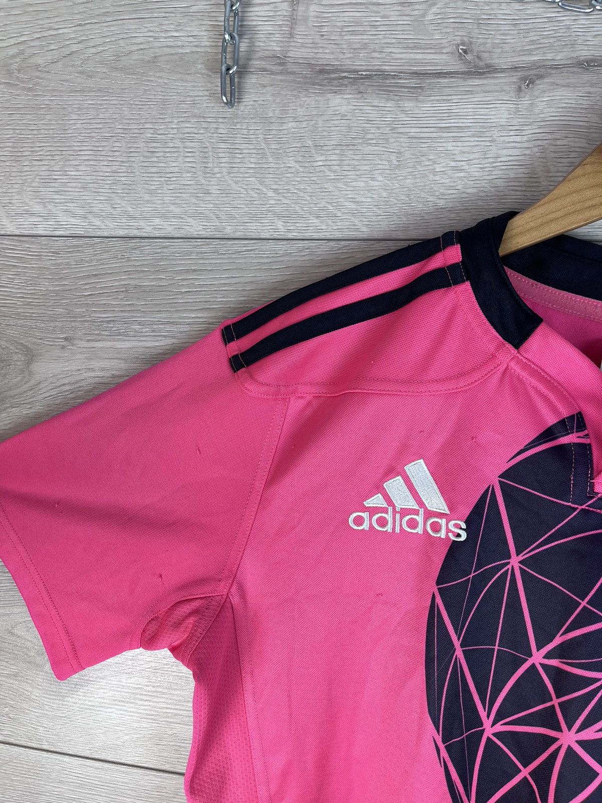 Adidas Men’s rugby jersey Stade Francais Paris shirt 2014/15 size M Size US M / EU 48-50 / 2 - 6 Thumbnail