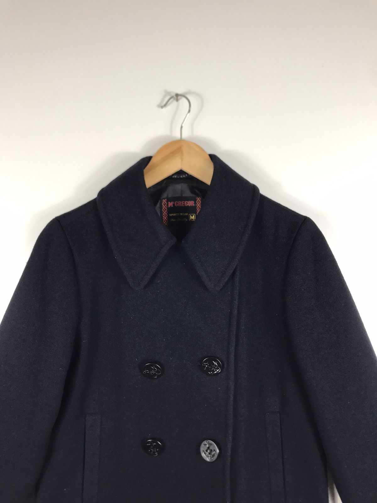 Japanese Brand × McGregor ⚡️Vintage McGregor Wool Double Breast Peacoat Size M / US 6-8 / IT 42-44 - 4 Thumbnail