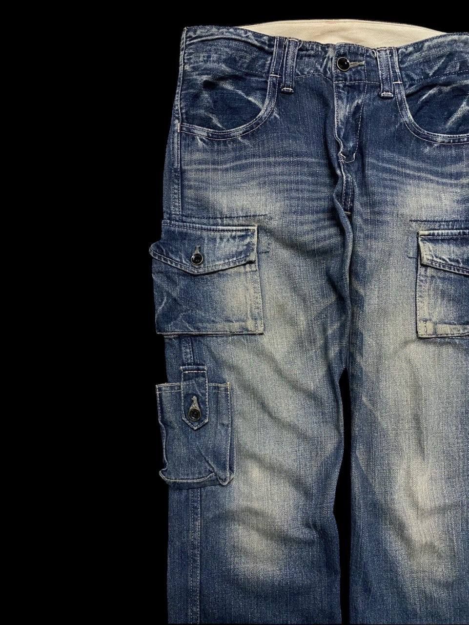 Japanese Brand RARE 90s John Bull Kojima Japan Mudwash Multipocket Style Size US 28 / EU 44 - 4 Thumbnail