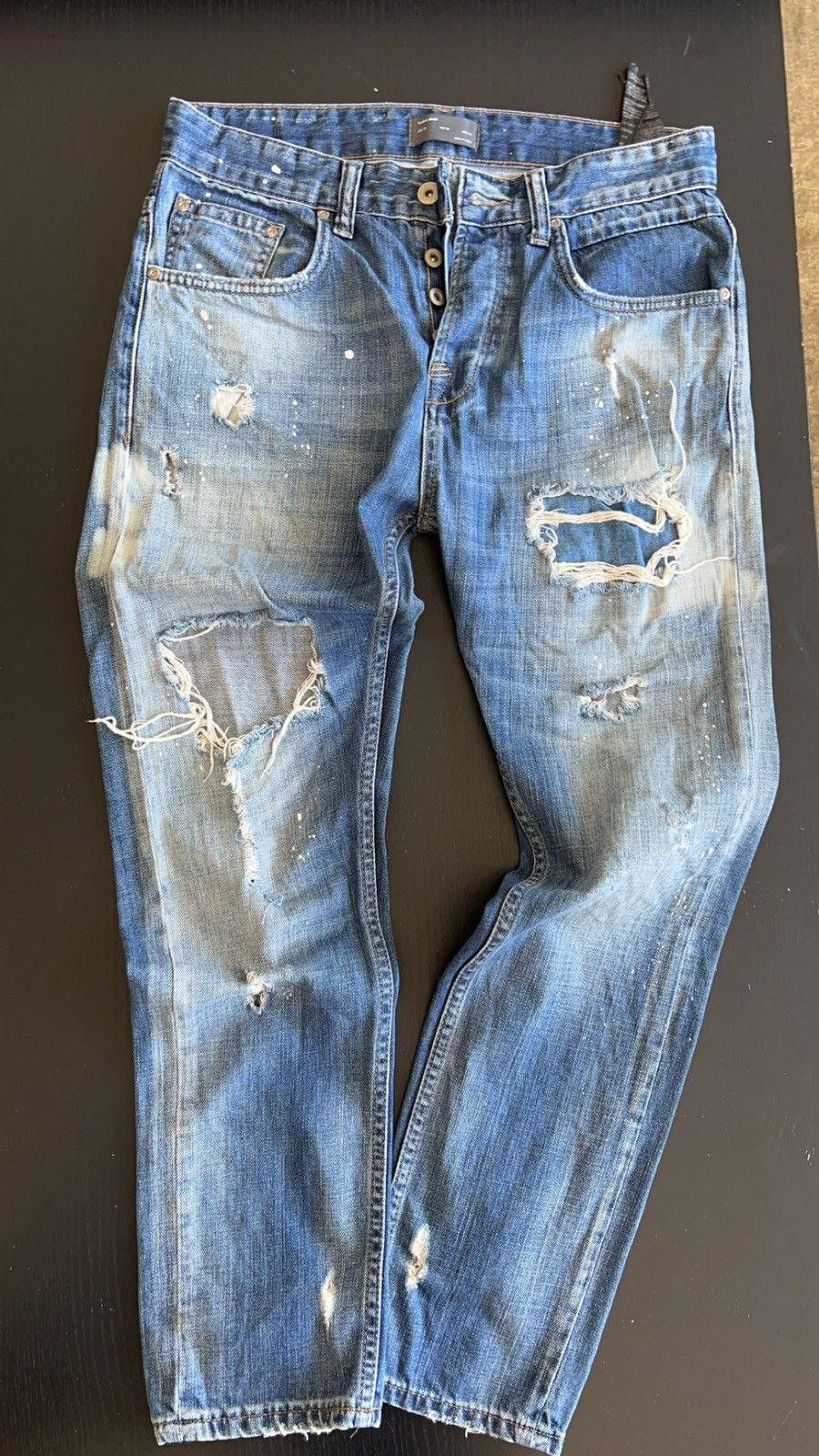 Zara Zara ripped jeans Size US 30 / EU 46 - 1 Thumbnail