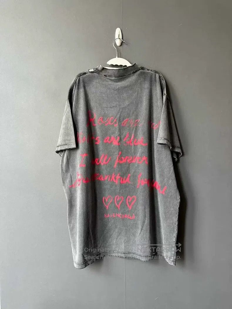 Balenciaga Balenciaga Valentine's Day short sleeve Size US M / EU 48-50 / 2 - 2 Thumbnail