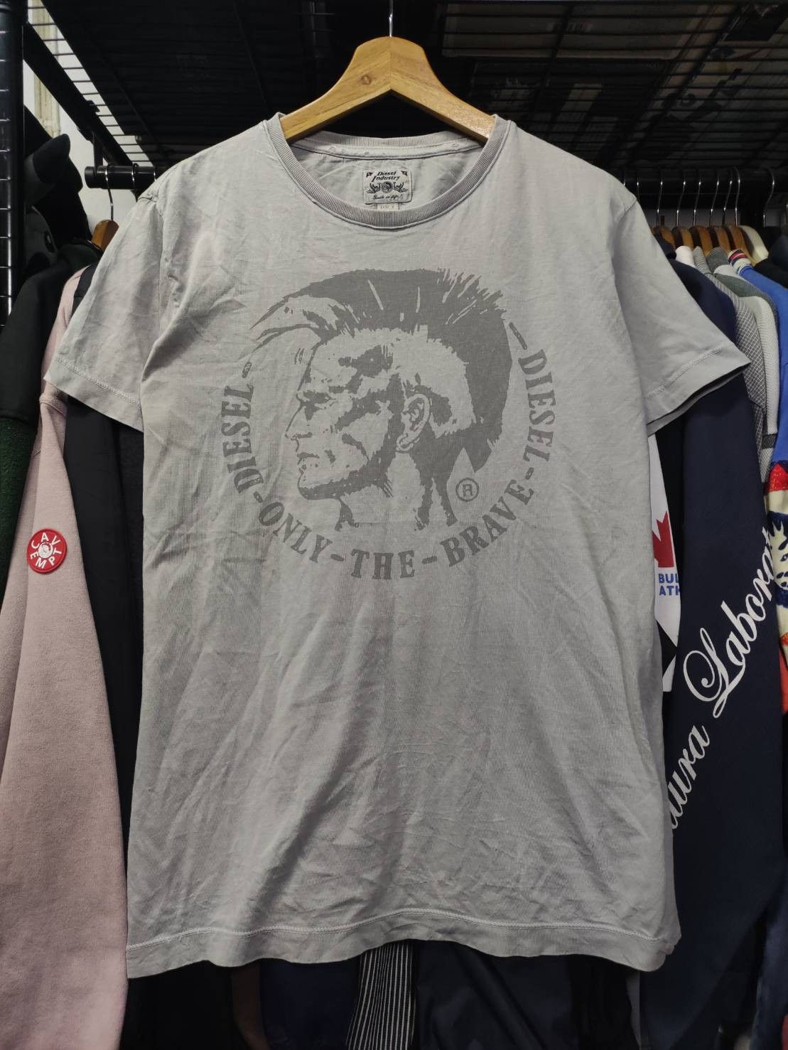 Diesel Diesel " Only the Brave " Punk Mohawk Y2K T-Shirt Size US M / EU 48-50 / 2 - 2 Thumbnail