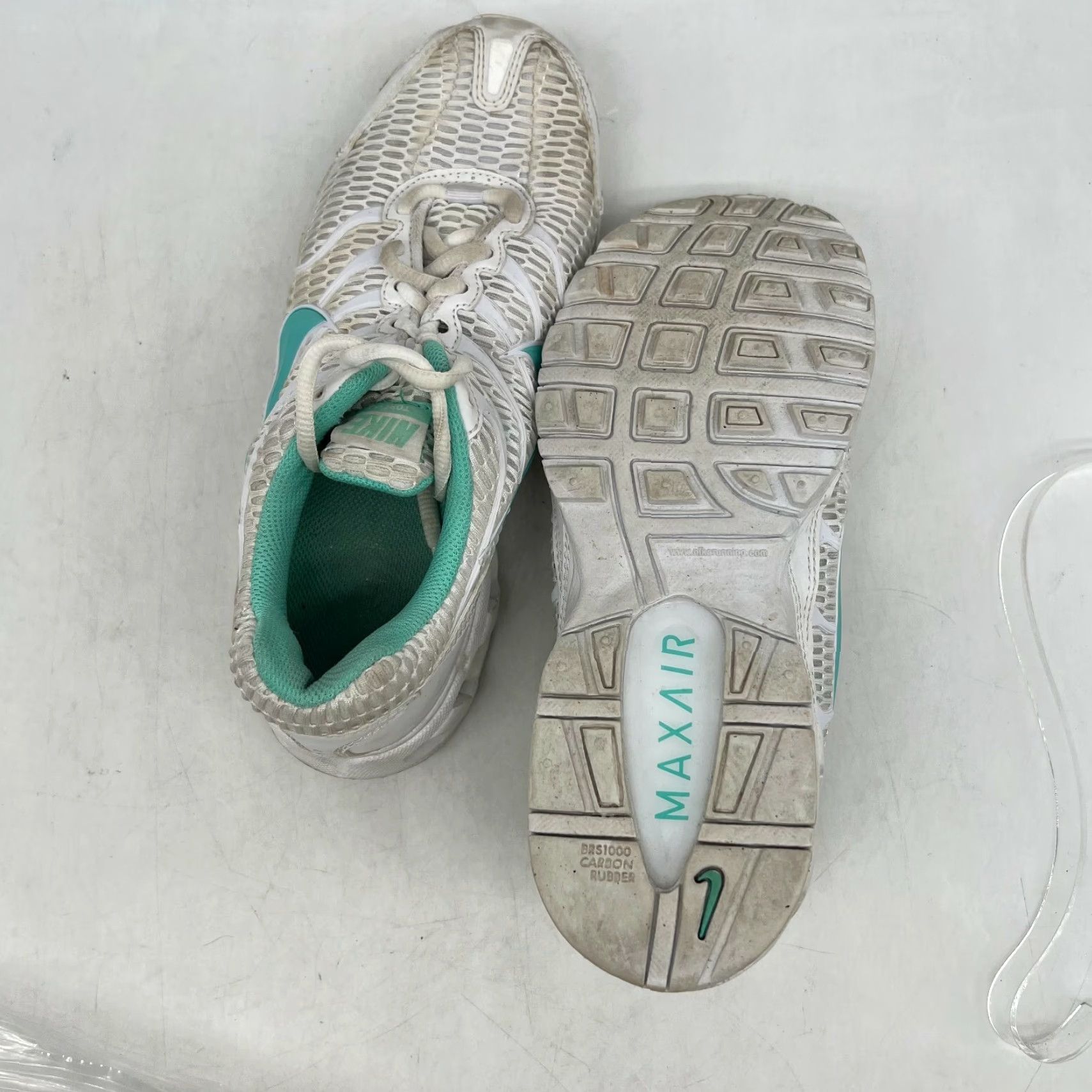 Nike Nike Air Max Torch 4 Womens Lace Up Low Top White Running Shoes Sz 8 343851-100 Size XS / US 0-2 / IT 36-38 - 5 Thumbnail