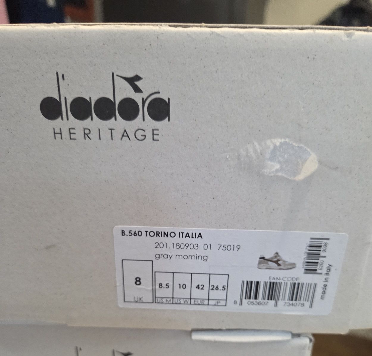 Diadora Diadora Heritage B.560 TORINO Italia Trainers Size US 8.5 / EU 41-42 - 11 Thumbnail