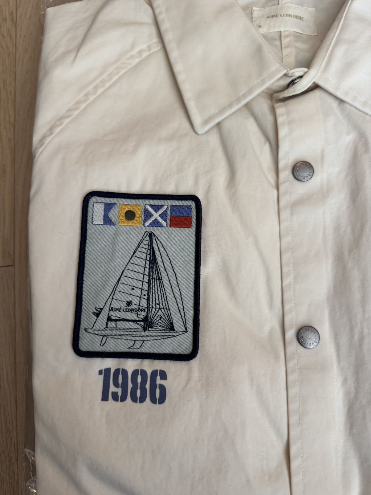 Aime Leon Dore ALD Aime Marina Jacket White Medium Size US M / EU 48-50 / 2 - 3 Thumbnail
