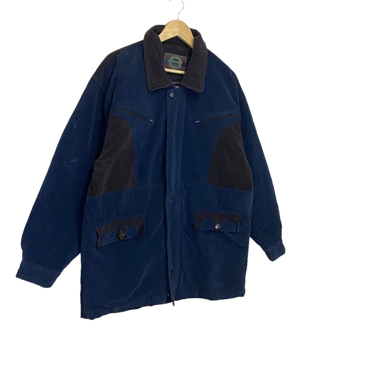 Issey Miyake × Japanese Brand JAPANASE OURO VERDE COLLECTION RAYON BOMBER JACKET Size US L / EU 52-54 / 3 - 2 Thumbnail