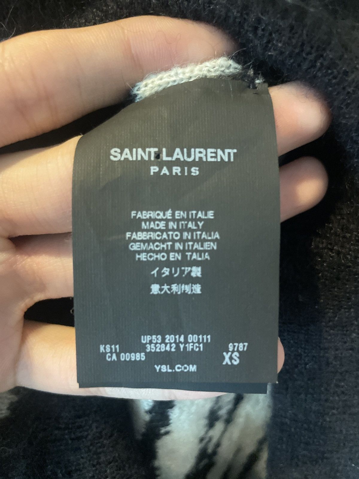 Yves Saint Laurent Saint Laurent tiger print mohair sweater Size US XS / EU 42 / 0 - 6 Thumbnail
