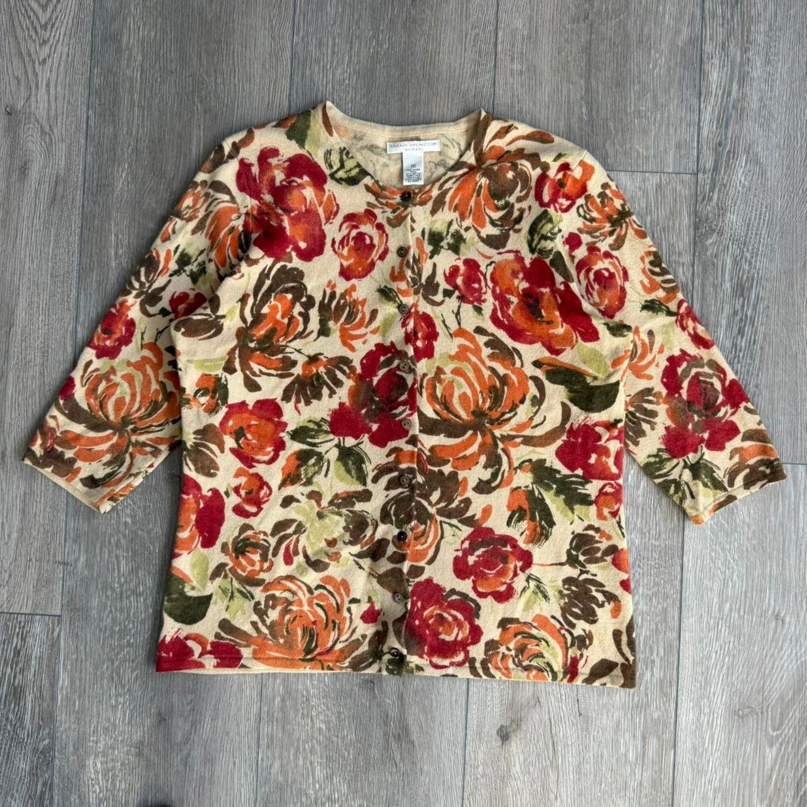 Other Vintage y2k womens sarah spencer flower shirt Size XL / US 12-14 / IT 48-50 - 1 Thumbnail