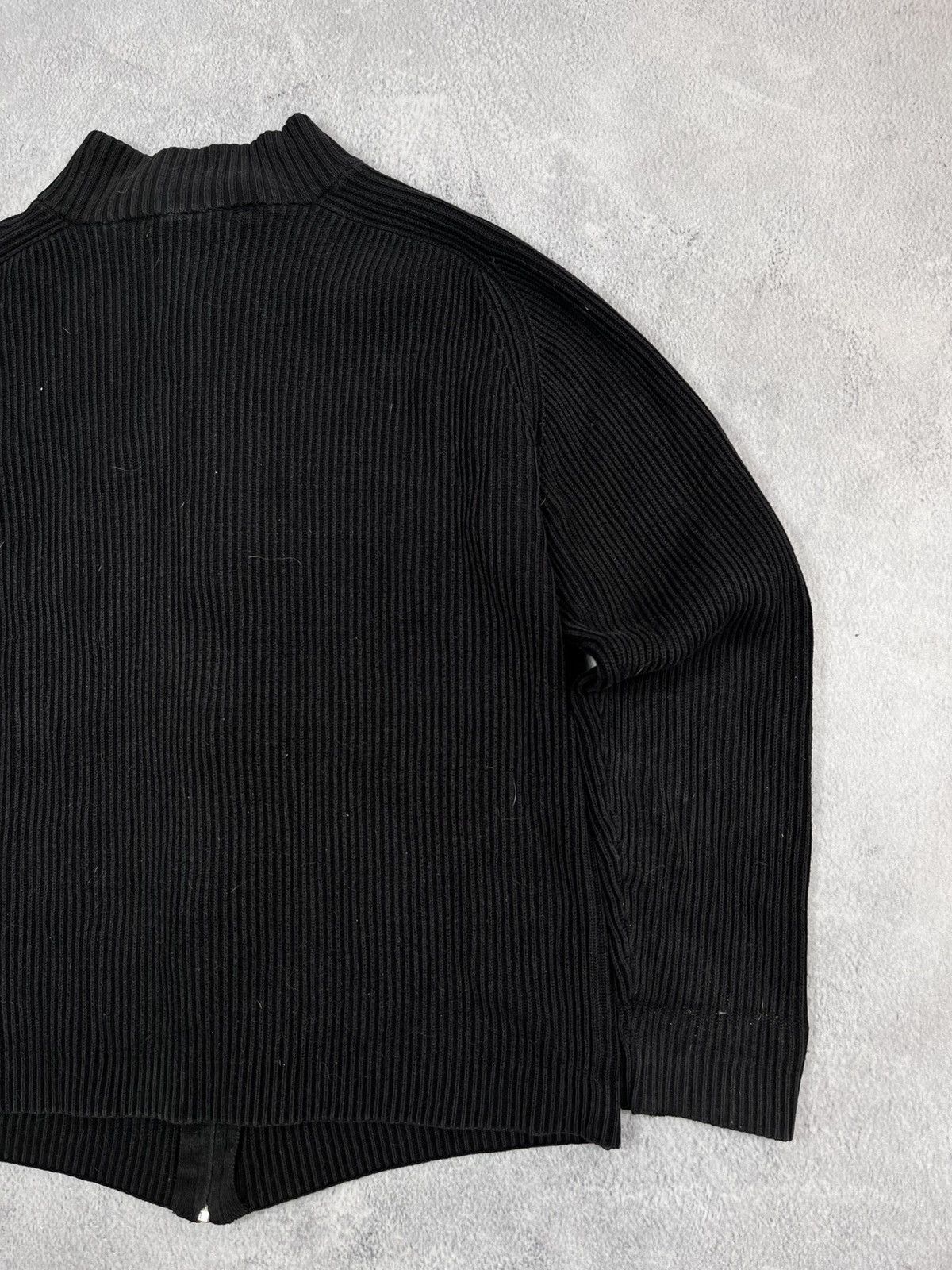 Japanese Brand × Vintage Vintage Y2K faded zip up ribbed sweater 00s style size M Size US M / EU 48-50 / 2 - 7 Thumbnail