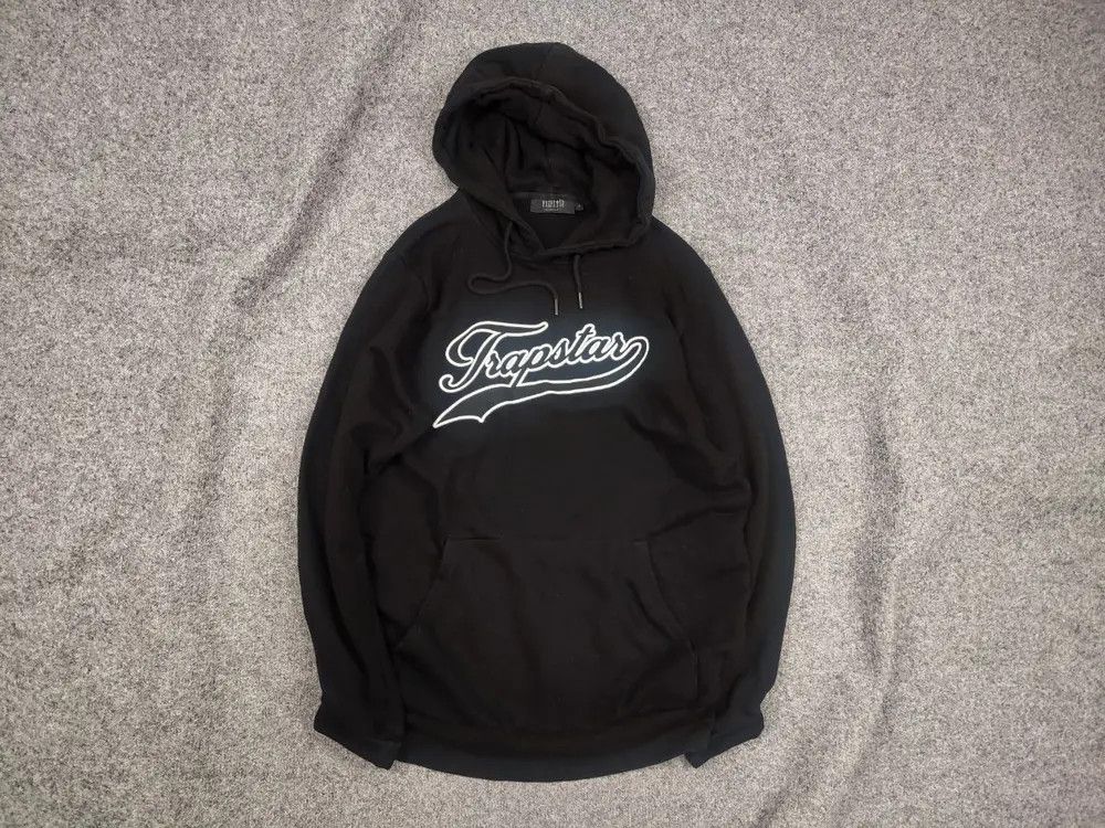 Trapstar London Trapstar London Black Big Logo athletic Hoodie Size US S / EU 44-46 / 1 - 1 Thumbnail