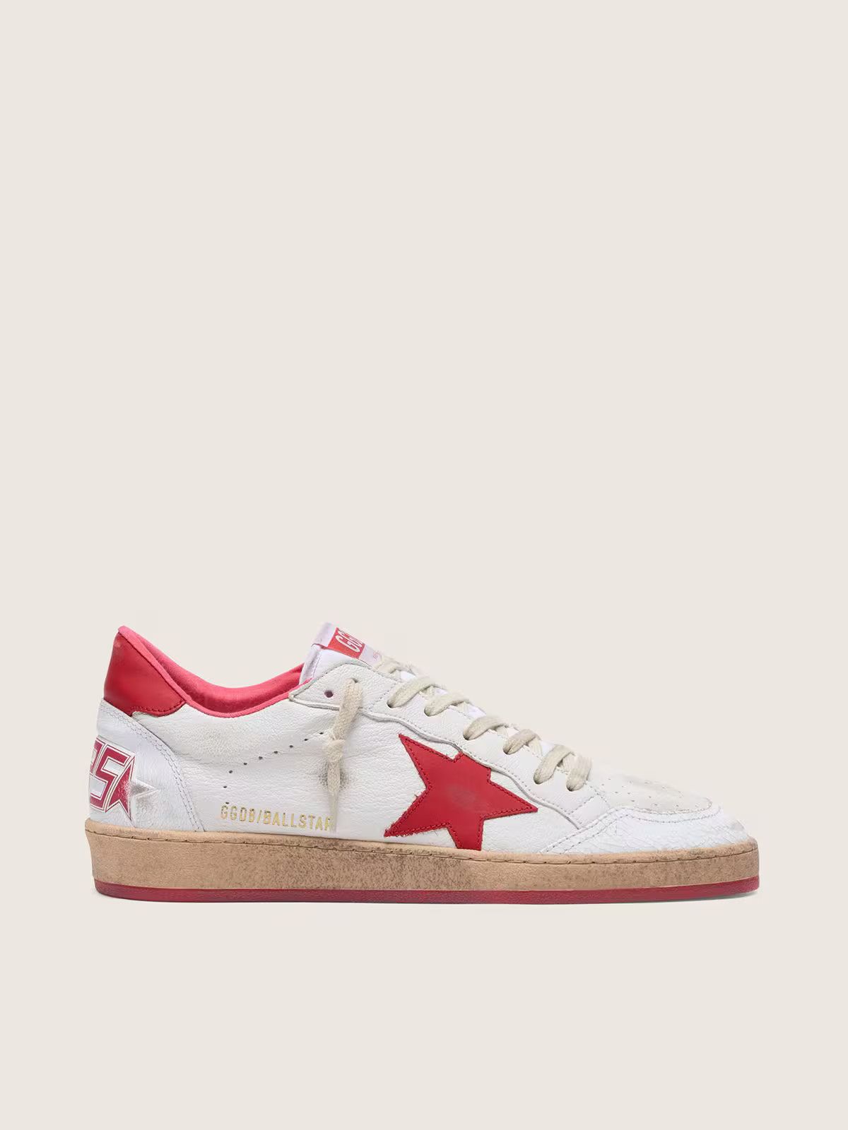 Golden Goose o1d2blof0326 Super-Star Sneakers in White/Red Size US 9 / EU 42 - 1 Thumbnail