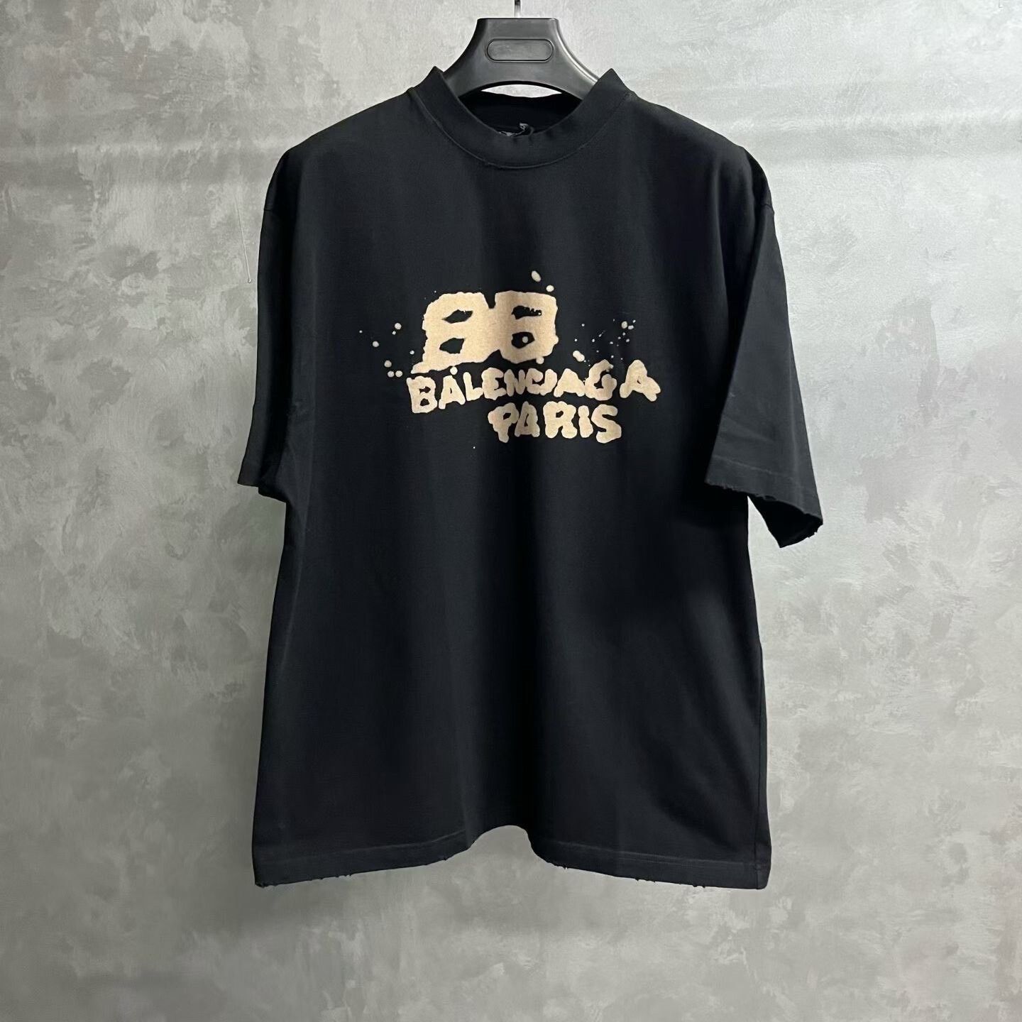 Balenciaga Balenciaga Printed Black T-Shirt m Men Size US M / EU 48-50 / 2 - 1 Thumbnail