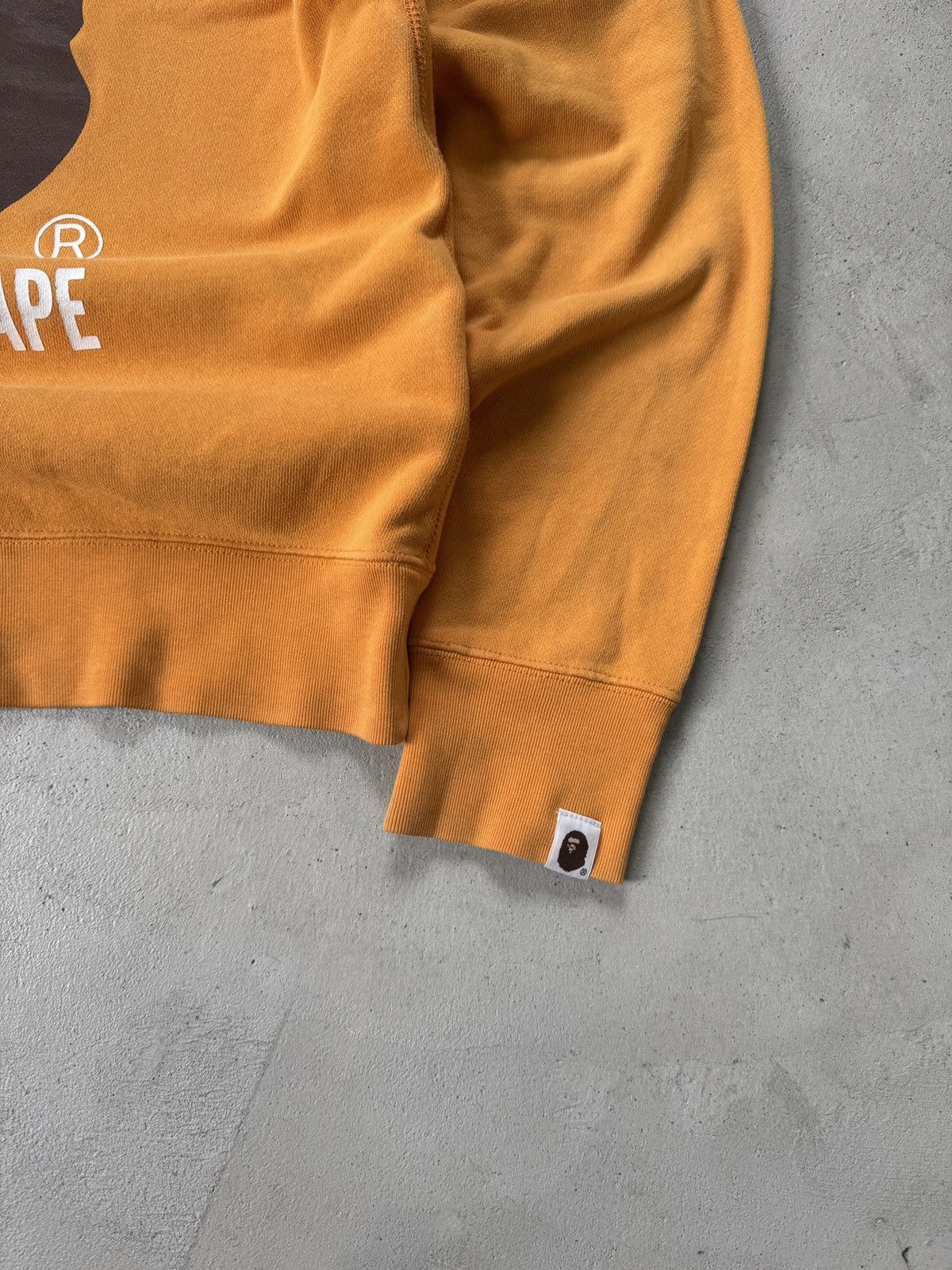 Bape A Bathing Ape BAPE Big Face Logo Orange 🍊 Size US M / EU 48-50 / 2 - 8 Thumbnail