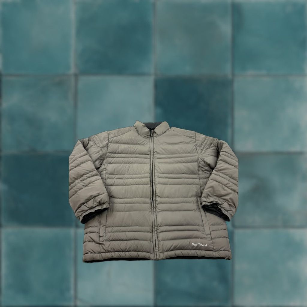 Vintage Fox Friend Jacket Mens XL Gray Down Puffer Reversible Winter Full Zip 10911 Size US XL / EU 56 / 4 - 1 Thumbnail