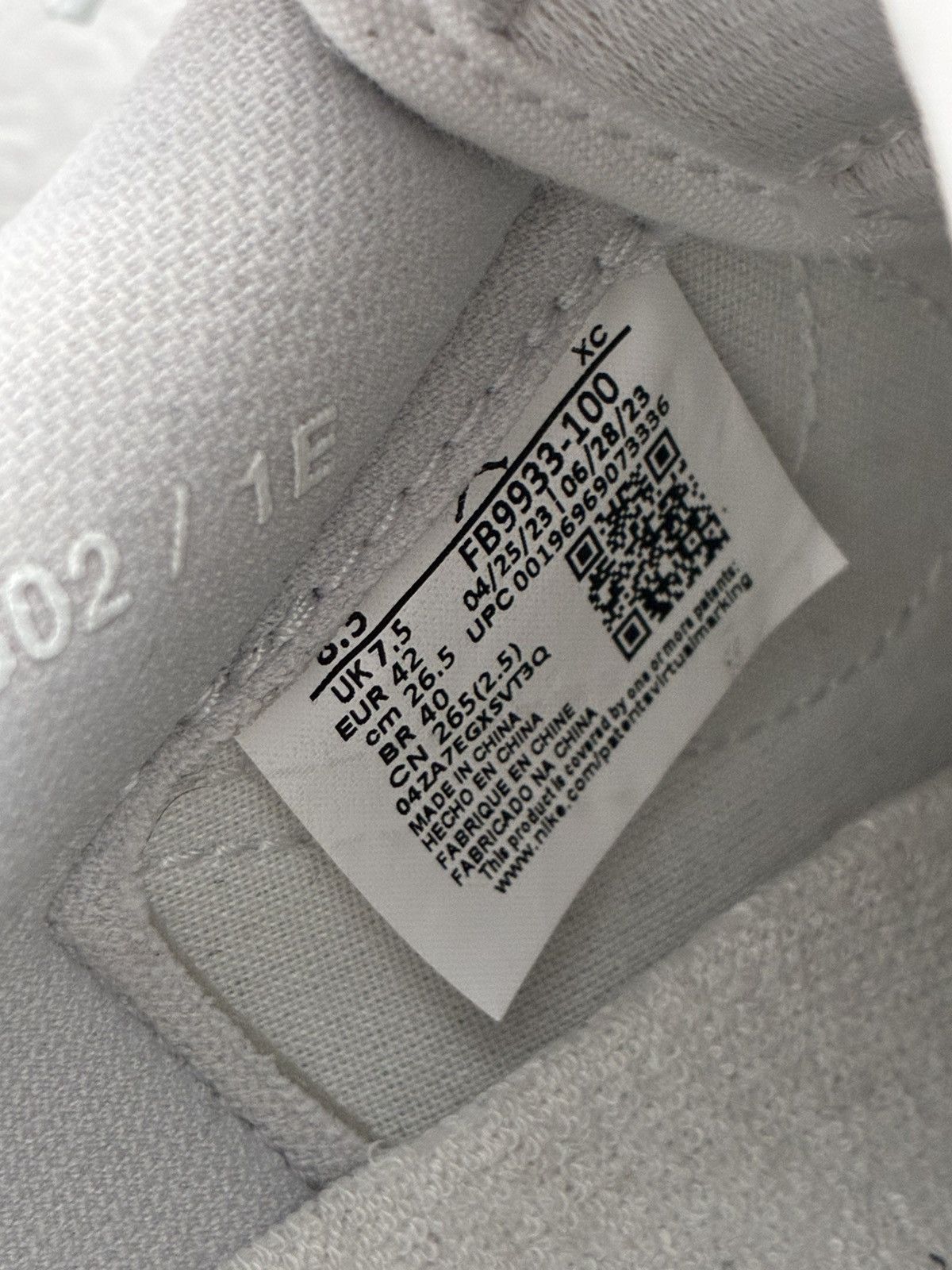 Jordan Brand Air Jordan 1 Retro Low ‘85 Neutral Grey Size US 8.5 / EU 41-42 - 10 Thumbnail