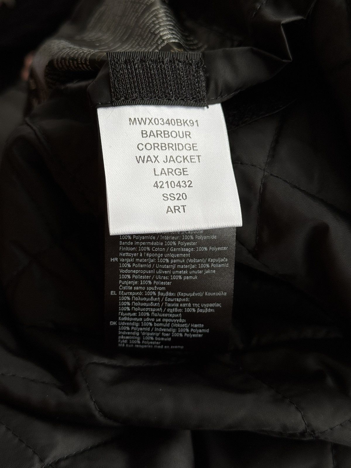 Barbour Barbour Corbridge waxed jacket black Size US L / EU 52-54 / 3 - 9 Thumbnail