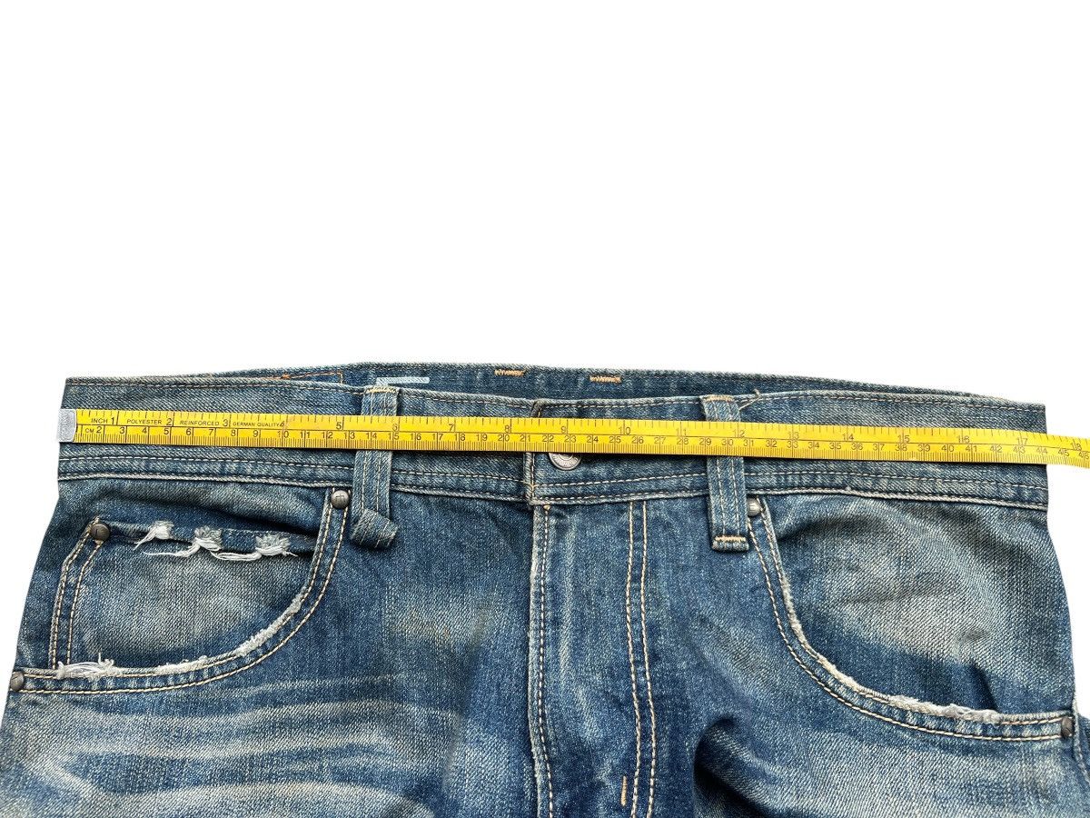 Edwin Vintage Edwin Function Distressed Denim Jeans 35x34 Size US 35 - 12 Thumbnail