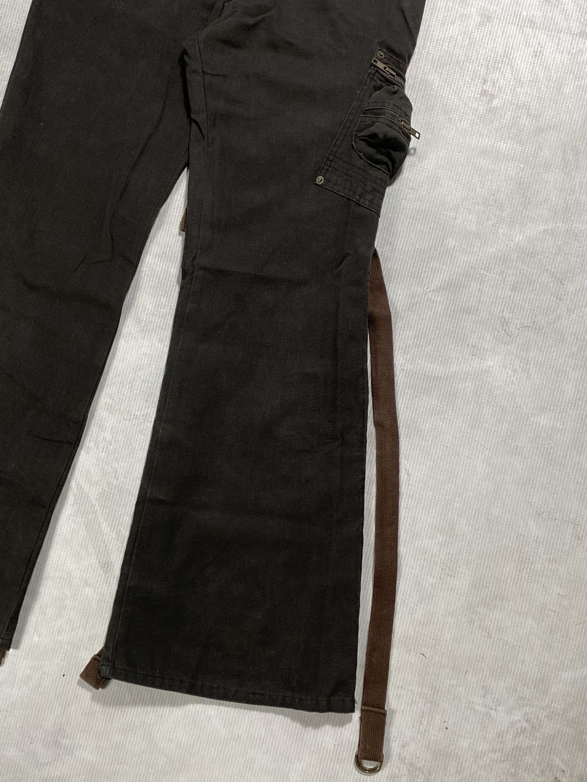 If Six Was Nine AW 2004 Snarl bondage flare pants Size US 30 / EU 46 - 7 Thumbnail