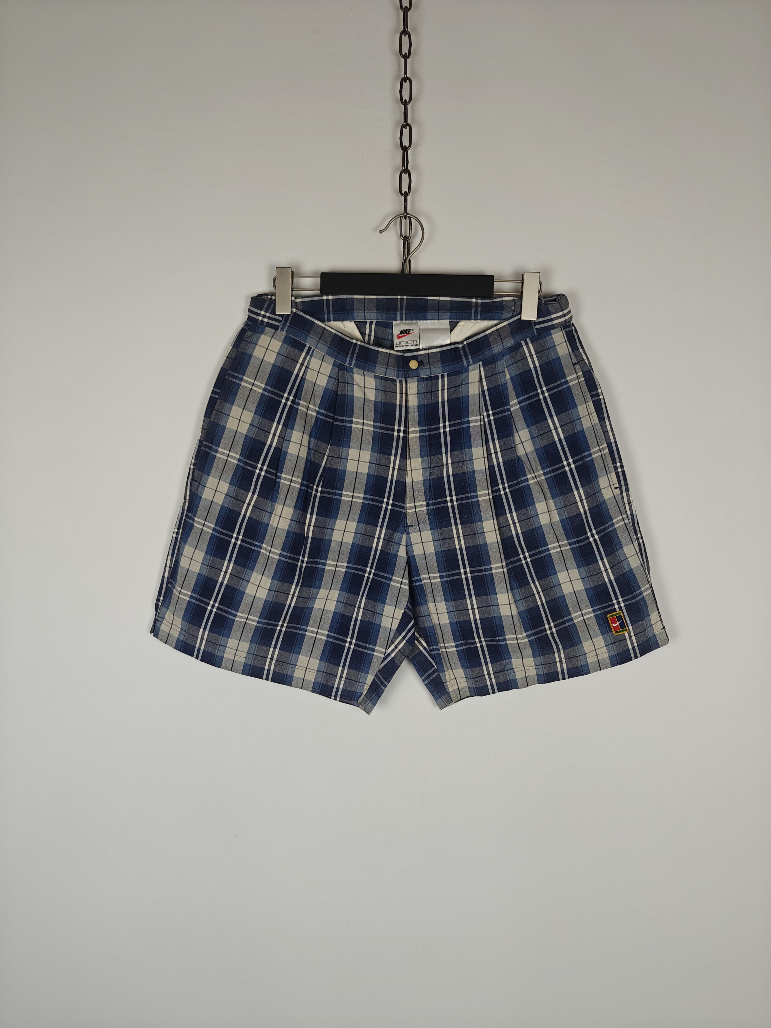 Nike Nike Challenge Court Shorts VTG Check size 36 Size US 36 / EU 52 - 1 Thumbnail