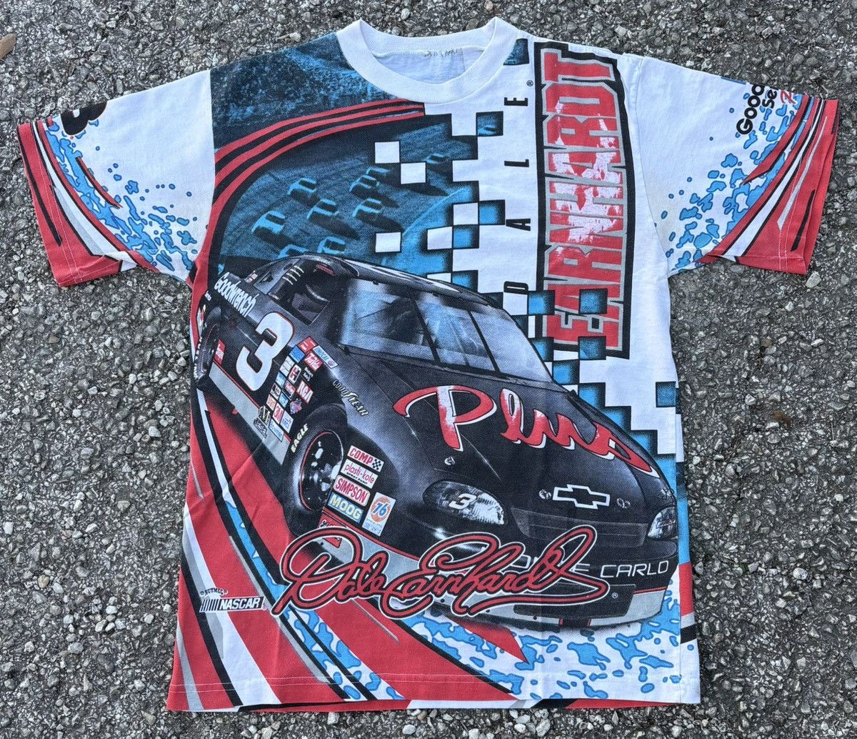 Other Vintage 90s Dale Earnhardt Nascar Nutmeg AOP Size US L / EU 52-54 / 3 - 1 Thumbnail