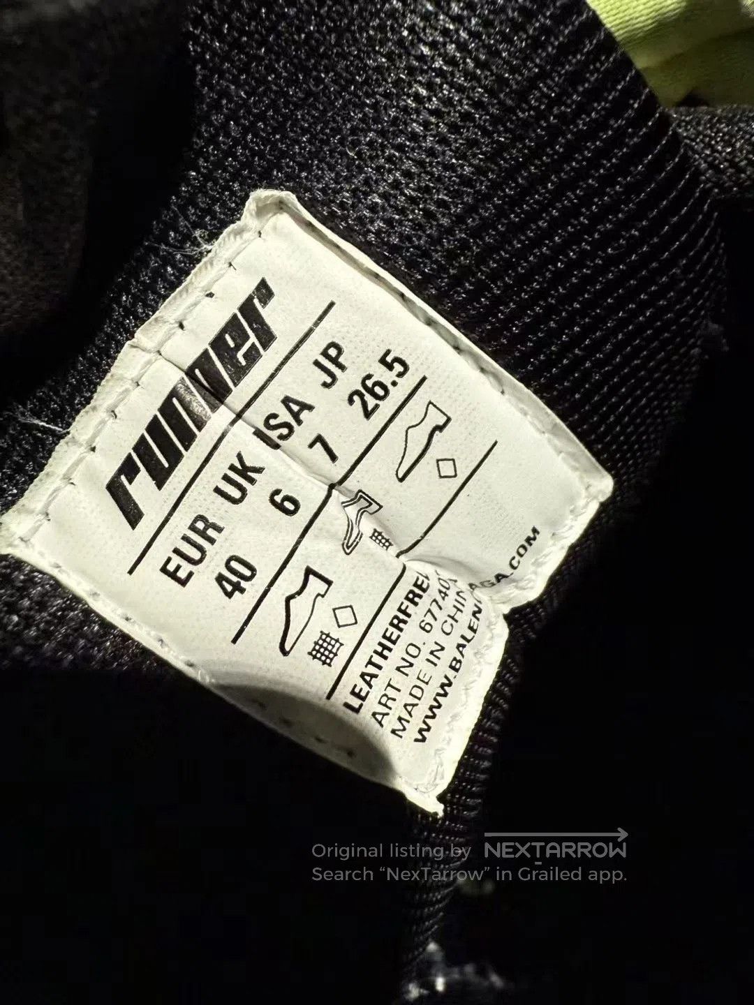 Balenciaga Balenciaga Runner Black Green Size 40. Size US 7 / EU 40 - 9 Thumbnail