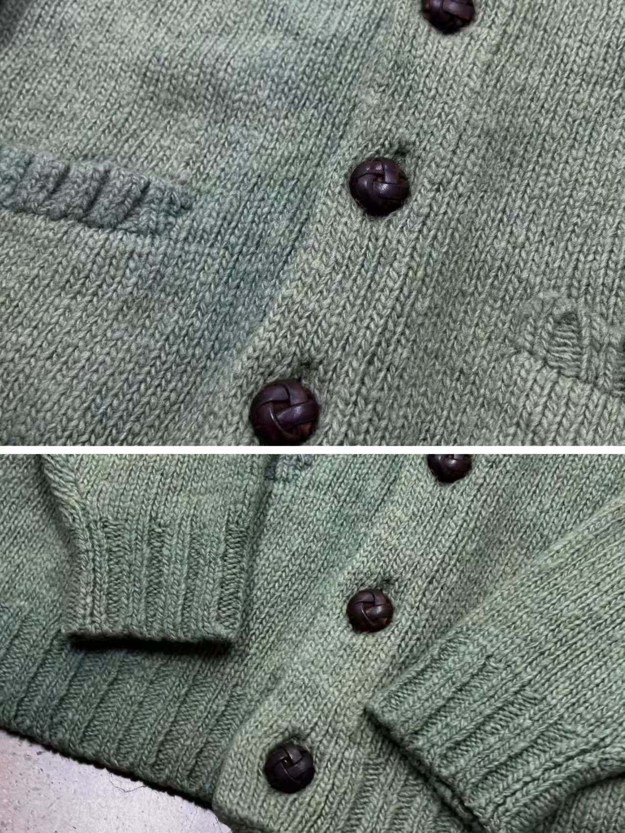 Visvim VISVIM SELMER LONG CARDIG (UNEVEN DYE） Size US L / EU 52-54 / 3 - 5 Thumbnail