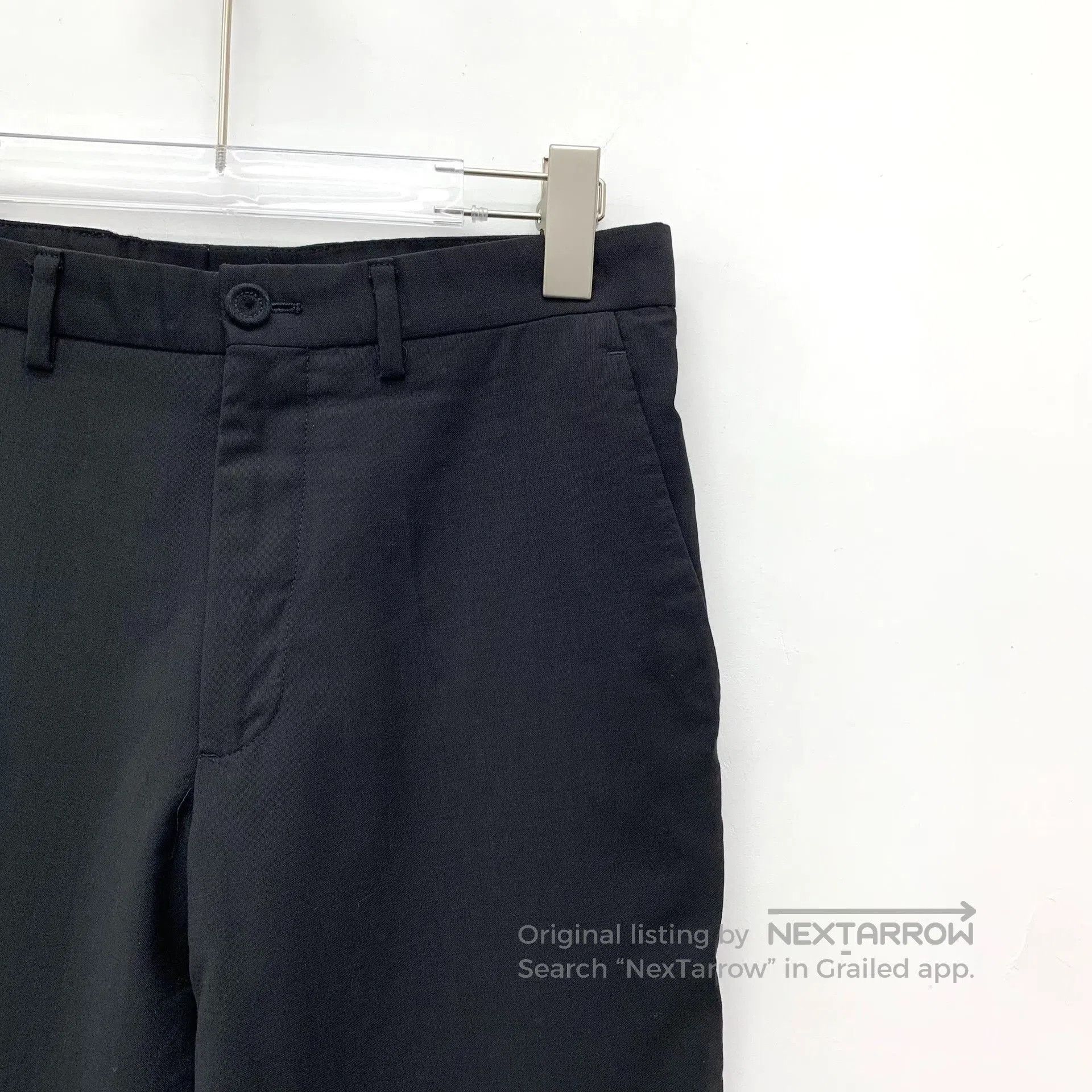 Dior Dior Black Wool Casual Trousers. Size 41" - 3 Thumbnail
