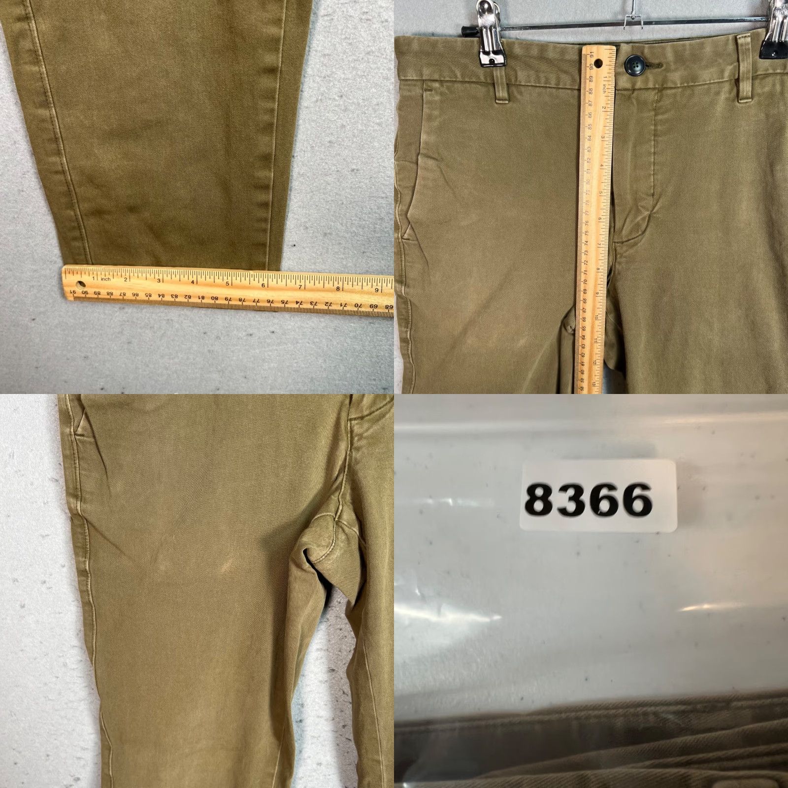 Everlane VINTAGE Everlane Slim Fit Khaki Pants Mens 31 Regular Brown Cotton Blend Slim Front 28in Inseam Preppy Mens Size US 31 - 8 Thumbnail