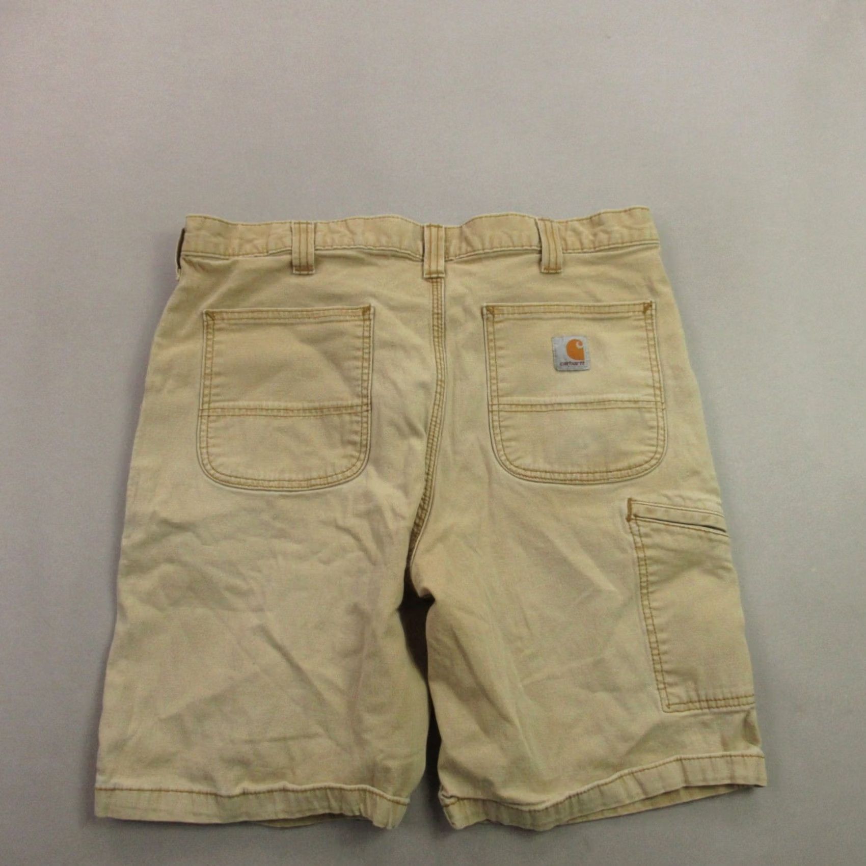 Carhartt VINTAGE Carhartt Shorts Mens 36 Pockets Cargo Outdoors Workwear Casual Beige Relaxed Size US 36 / EU 52 - 4 Thumbnail