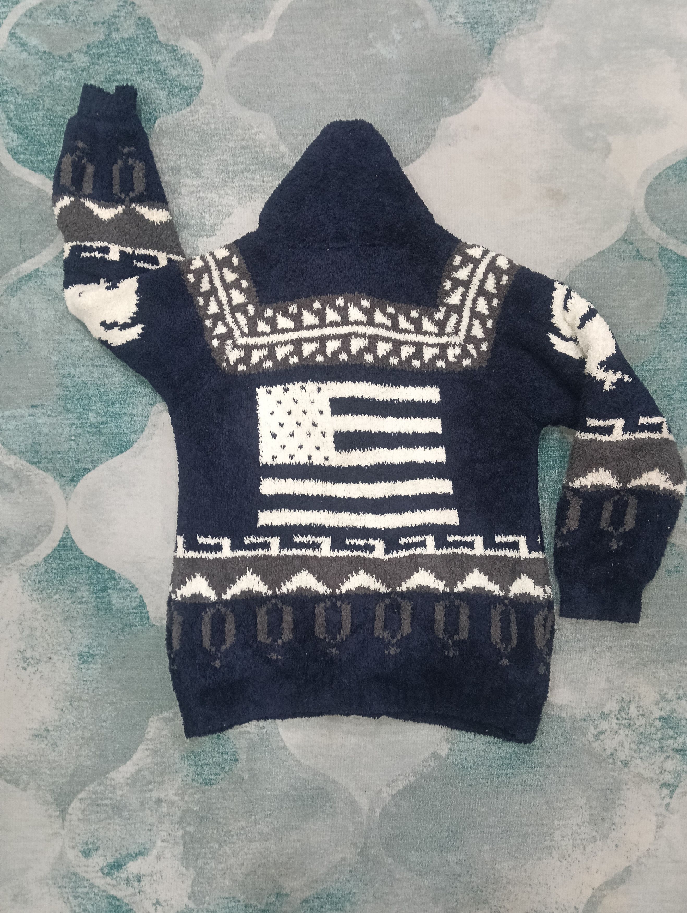 Beauty Beast × Errolson Hugh × Japanese Brand Vintage Kashwere Like Fleece Size US L / EU 52-54 / 3 - 4 Thumbnail