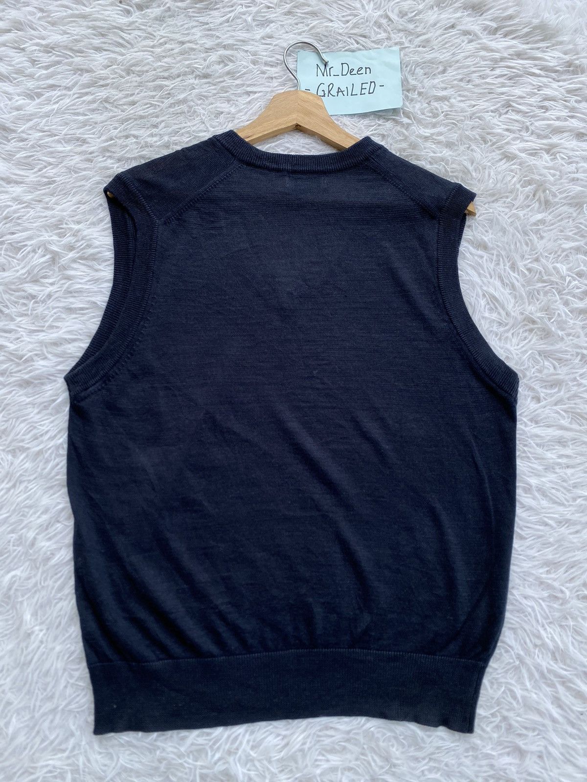 Burberry Rare Vintage 90s Burberry Knitted Vest Size US M / EU 48-50 / 2 - 13 Thumbnail