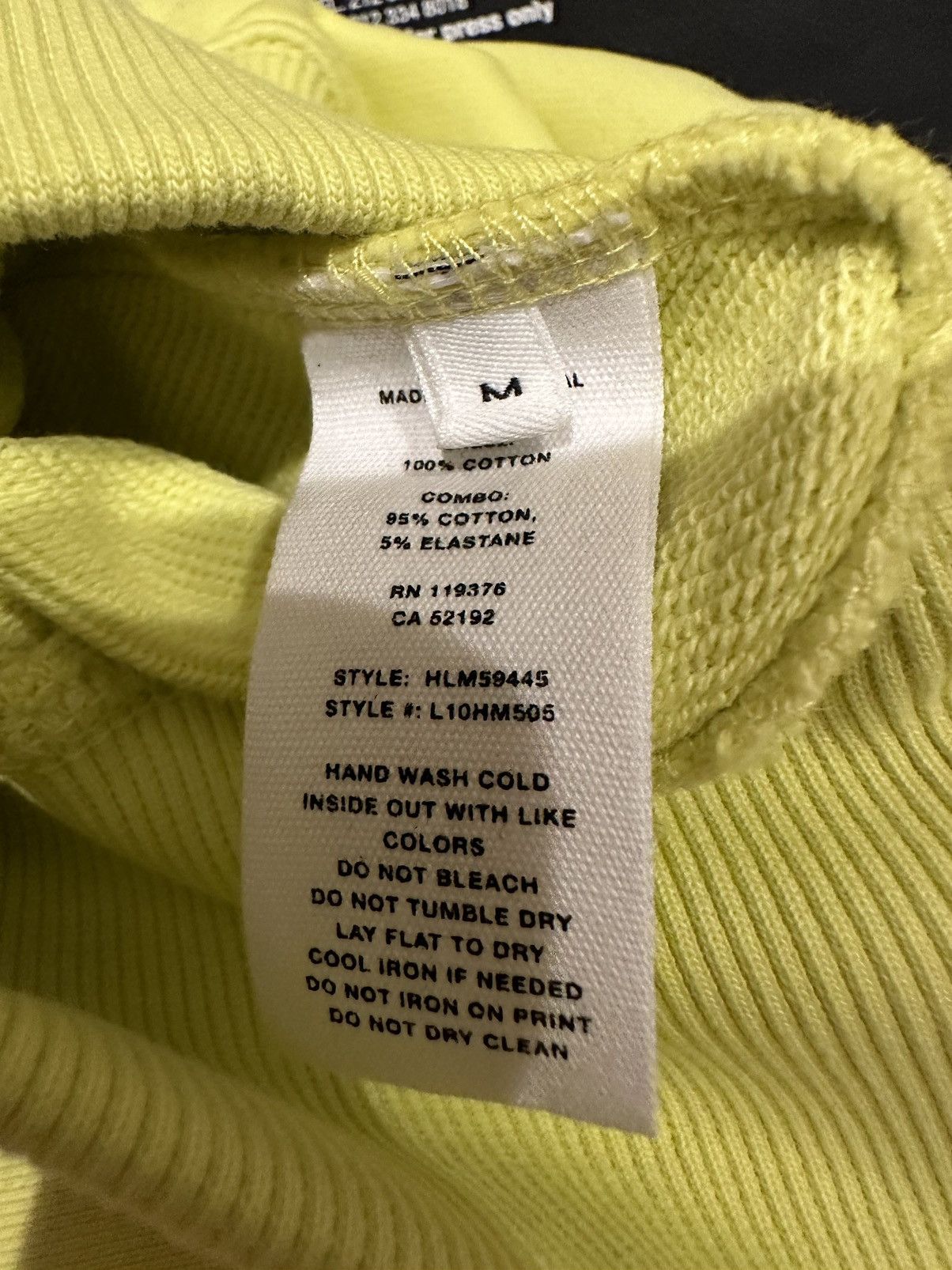 Helmut Lang Helmut Lang Neon Box Logo Hoodie Size M Size US M / EU 48-50 / 2 - 7 Thumbnail