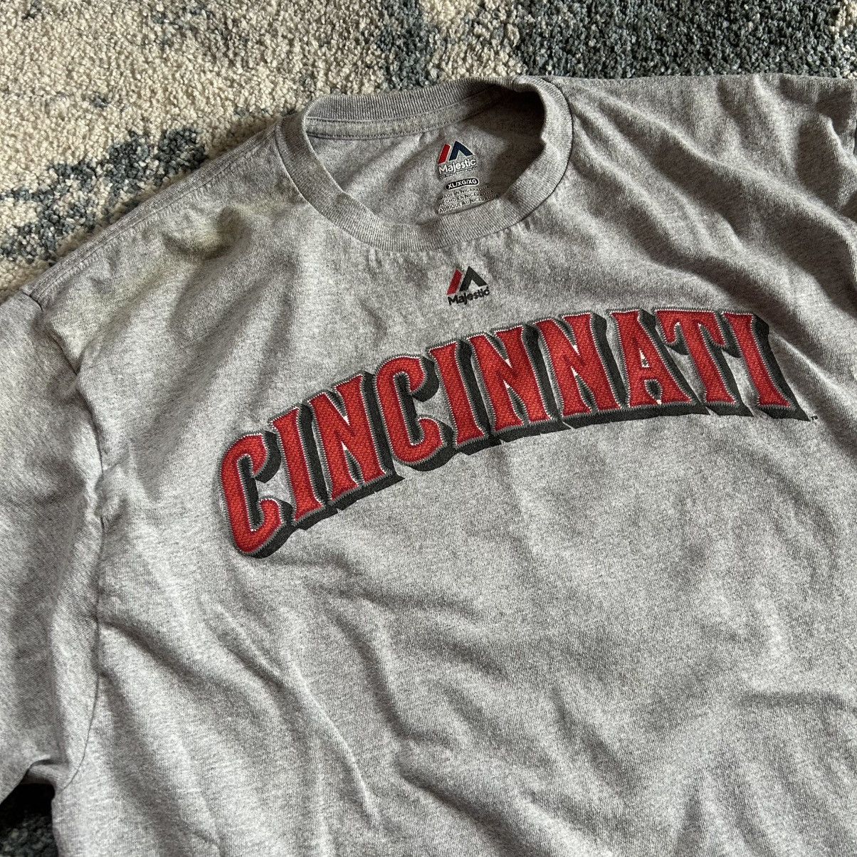 Majestic 2014 JOEY VOTTO CiNCiNNATi REDS JERSEY SHiRT HEATHER GREY Size US XL / EU 56 / 4 - 8 Thumbnail