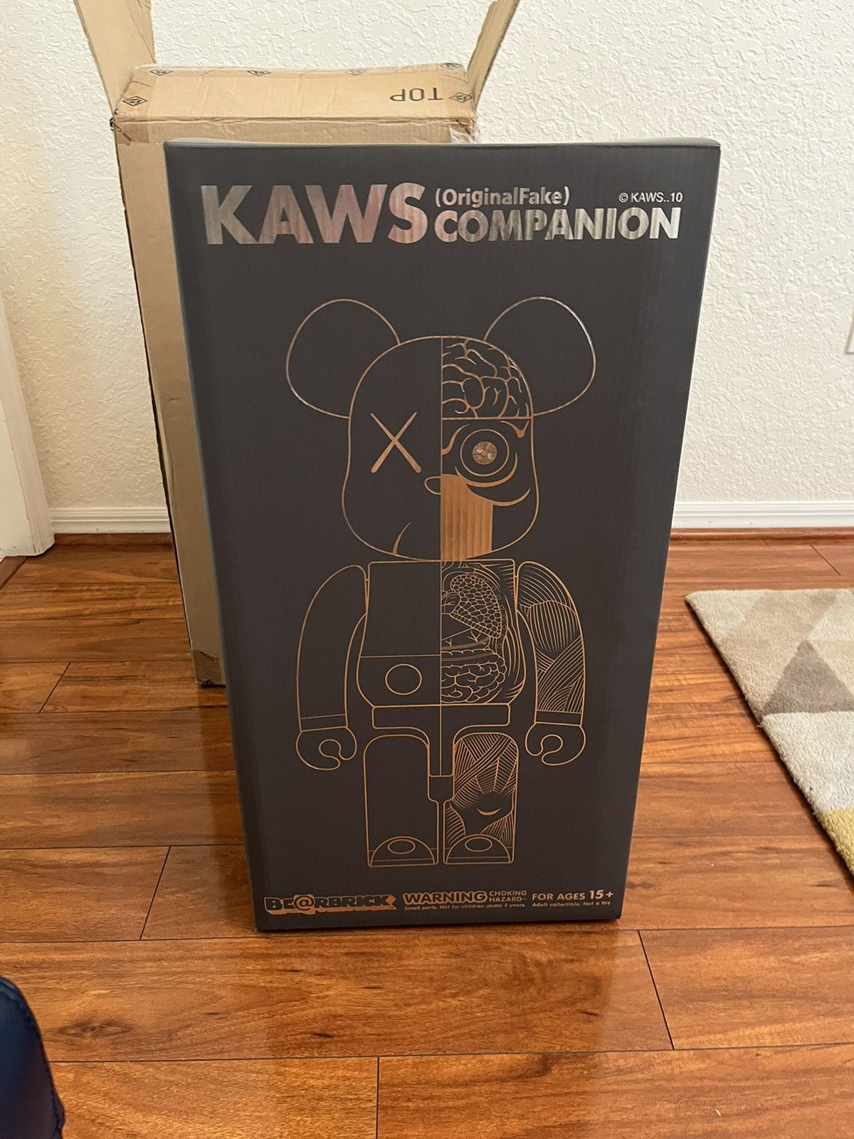 Kaws Kaws x Medicom Bearbrick Original Fake 1000% Companion Grey Size ONE SIZE - 12 Thumbnail