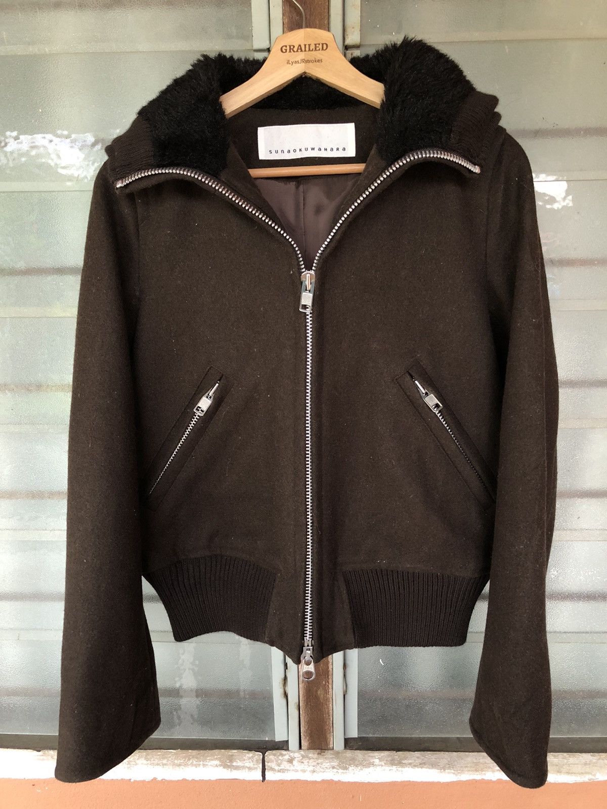 Issey Miyake Vintage Sunao Kuwahara Wool Hodie Jacket #No 2 Size US M / EU 48-50 / 2 - 1 Thumbnail