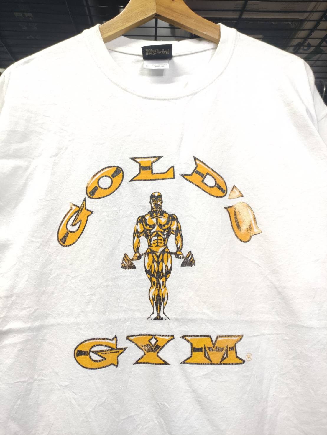 Vintage Vintage 90s Gold's Gym Osaka Japan T Shirt | Grailed