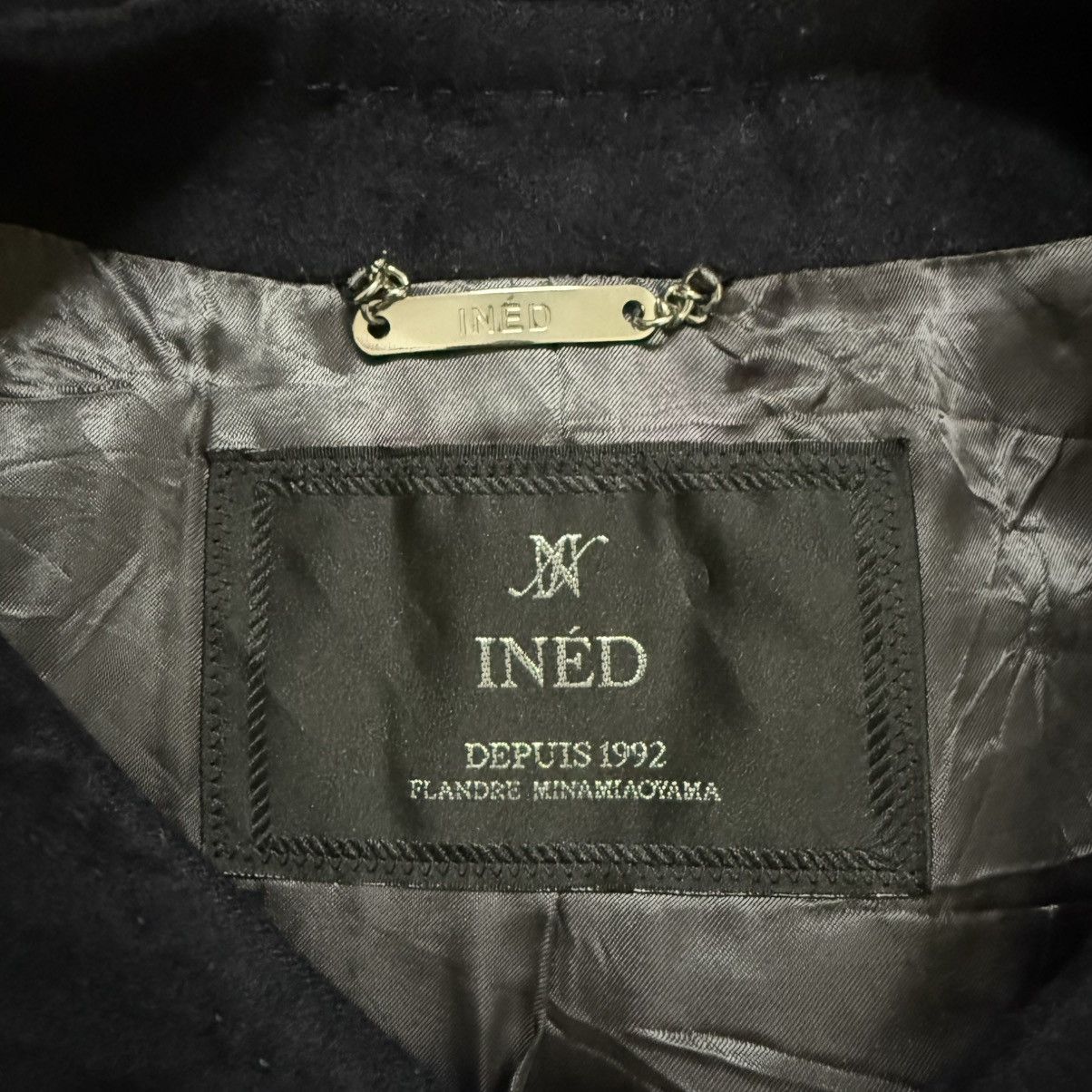 Yohji Yamamoto Ined Japan Yohji Yamamoto Collarless Coat Jacket Size S / US 4 / IT 40 - 8 Thumbnail