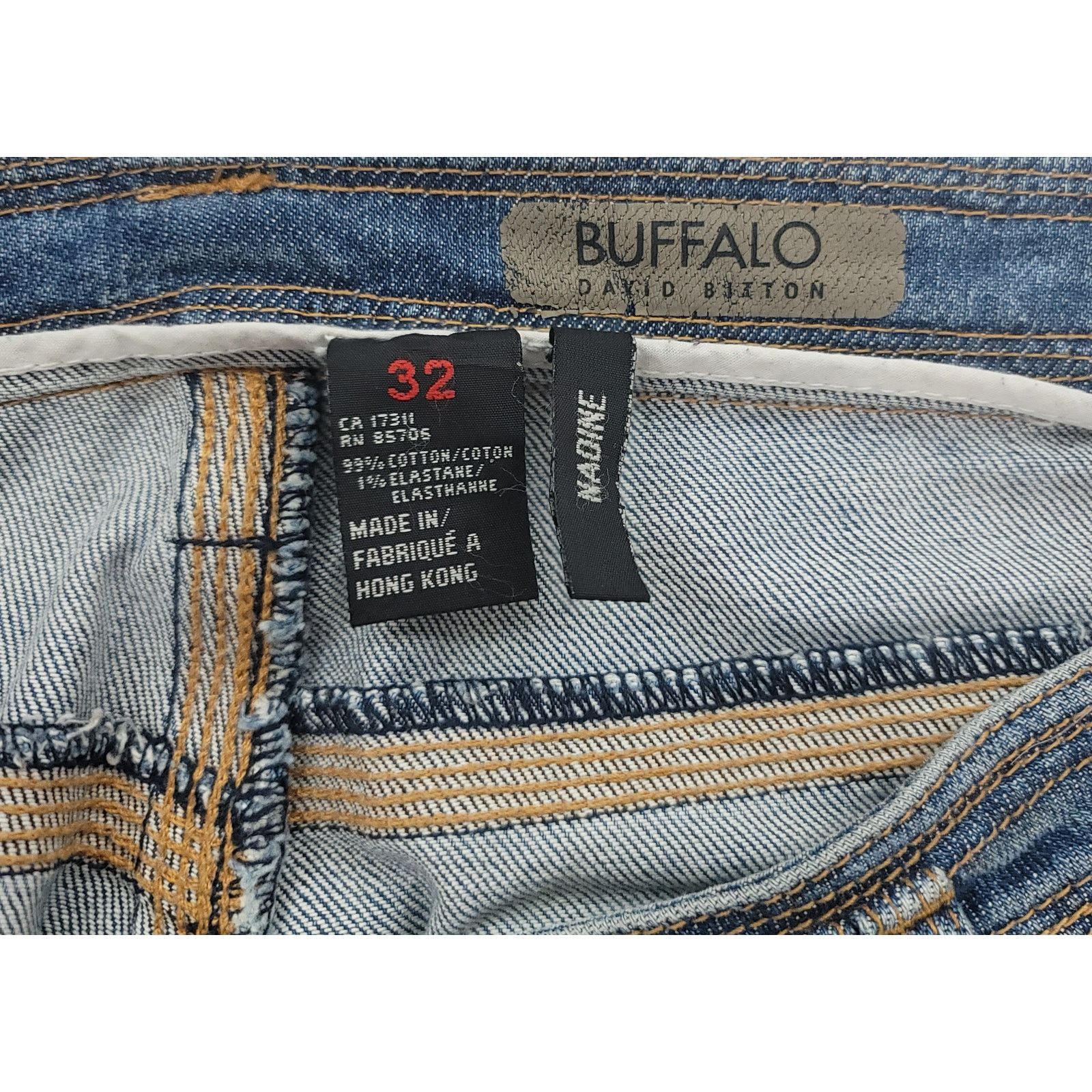 Buffalo David Bitton Buffalo David Bitton Stone Washed Nadine Women's Jeans 32 Size 32" / US 10 / IT 46 - 4 Thumbnail