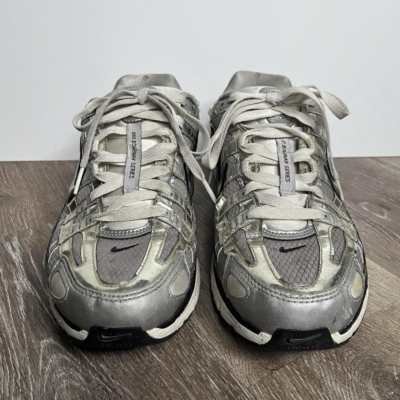 Nike metallic silver nike P-6000 trainers Size US 9 / EU 42 - 4 Thumbnail