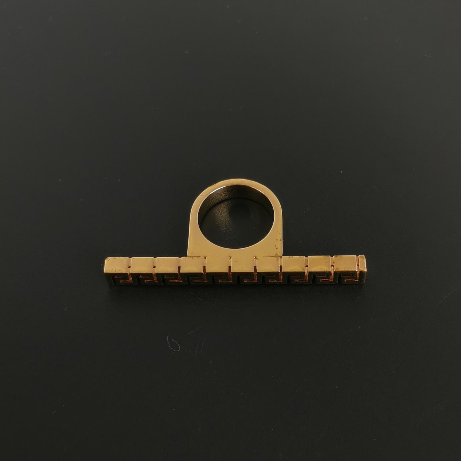 Versace Versace Greek Key Ring Size 13 -z2505 Size ONE SIZE - 7 Thumbnail