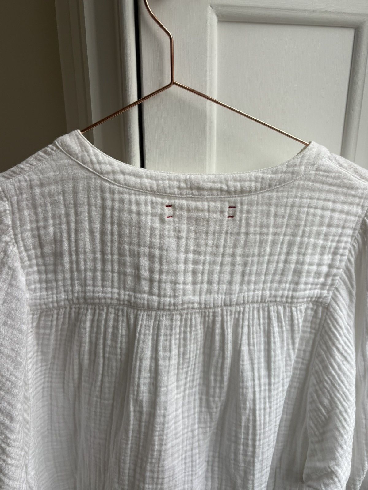 Xirena Medium Classic Xirena White Gauze Button Up Size S / US 4 / IT 40 - 5 Thumbnail