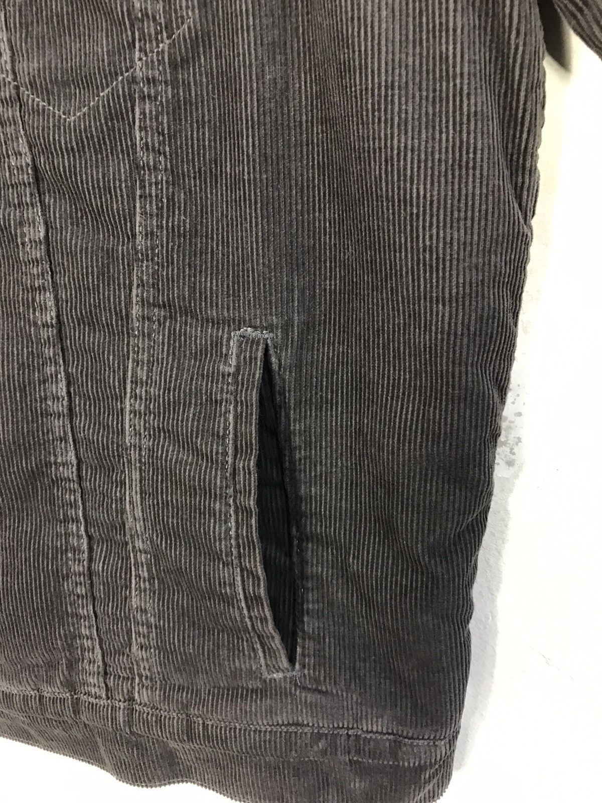 Japanese Brand Vtg Levi’s Strauss Sherpa Jacket Corduroy Distressed Design Size US L / EU 52-54 / 3 - 6 Thumbnail