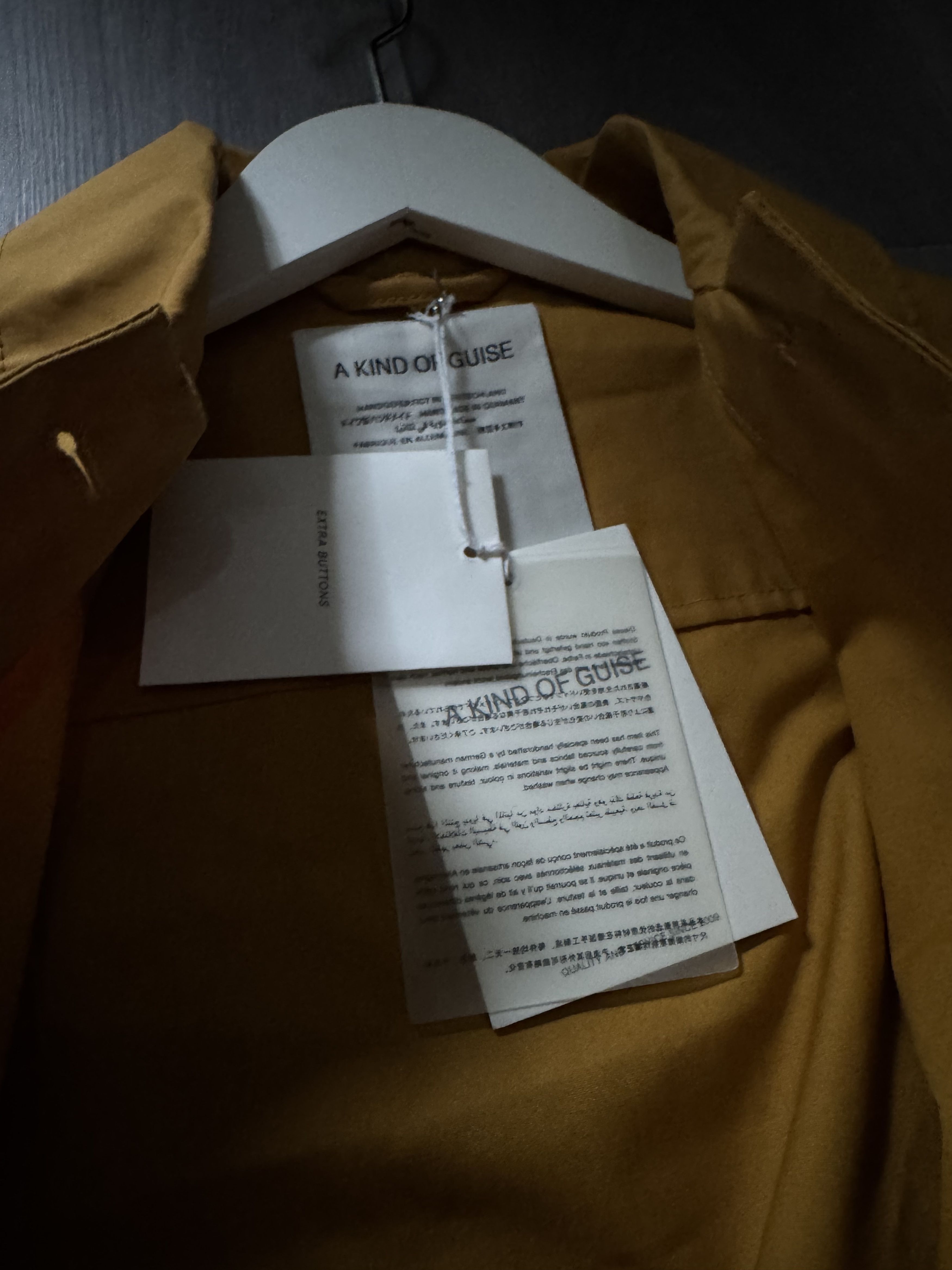 A Kind Of Guise AKOG - SAFYA JACKET - WAXED TURMERIC Size XS / US 0-2 / IT 36-38 - 6 Thumbnail