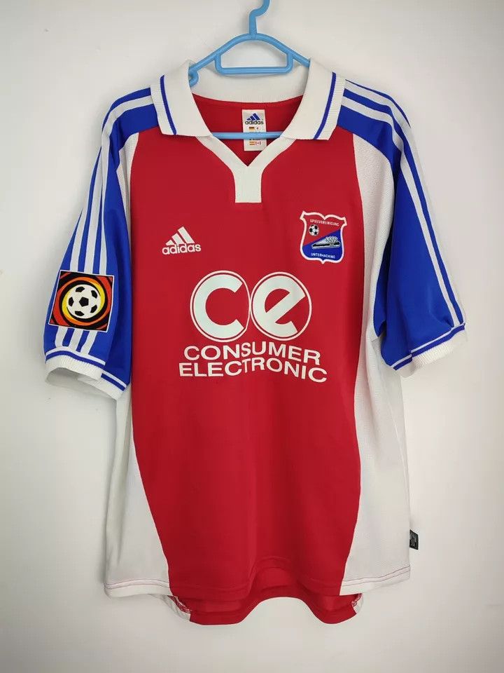 Vintage Vintage Spvgg Unterhaching home 2000-02 #8 LEXA FOOTBALL Size US L / EU 52-54 / 3 - 7 Thumbnail
